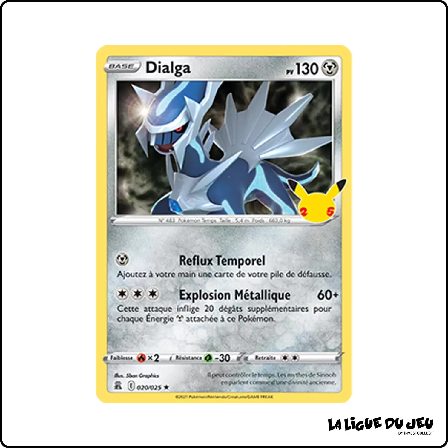 Rare - Pokemon - Célébrations - Dialga 20/25