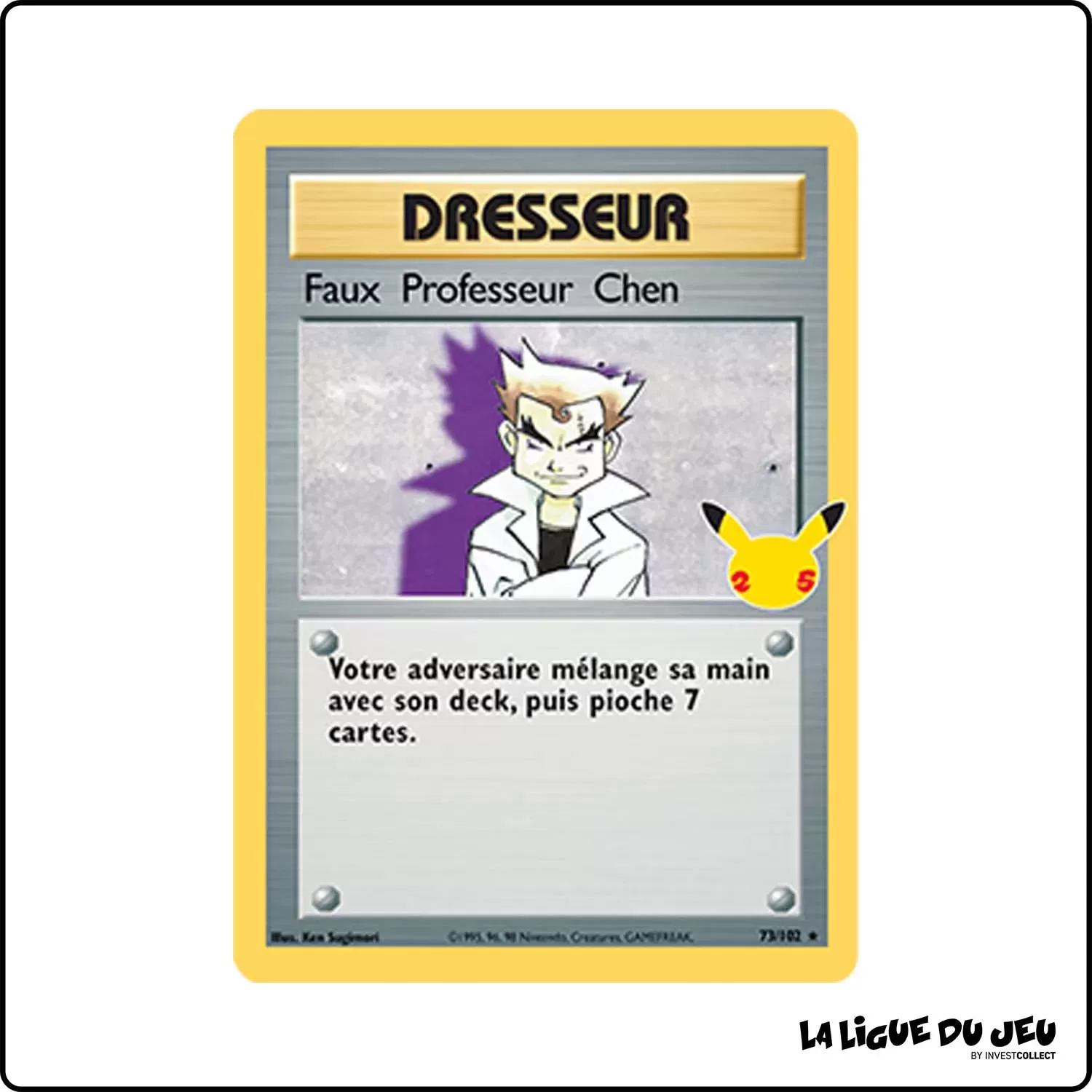 Ultra - Pokemon - Célébrations - Faux Professeur Chen 73/102