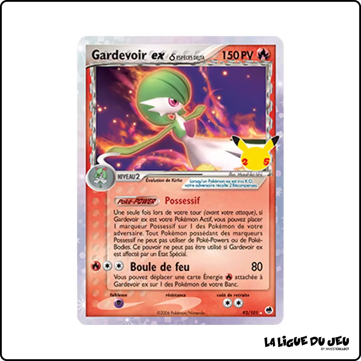 Ultra - Pokemon - Célébrations - Gardevoir ex δ 93/101