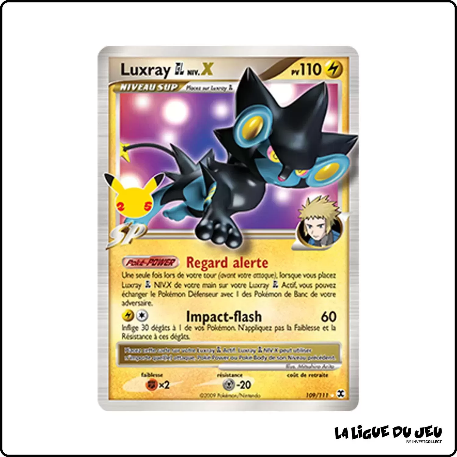 Ultra - Pokemon - Célébrations - Luxray Gym Leader NIV.X 109/111