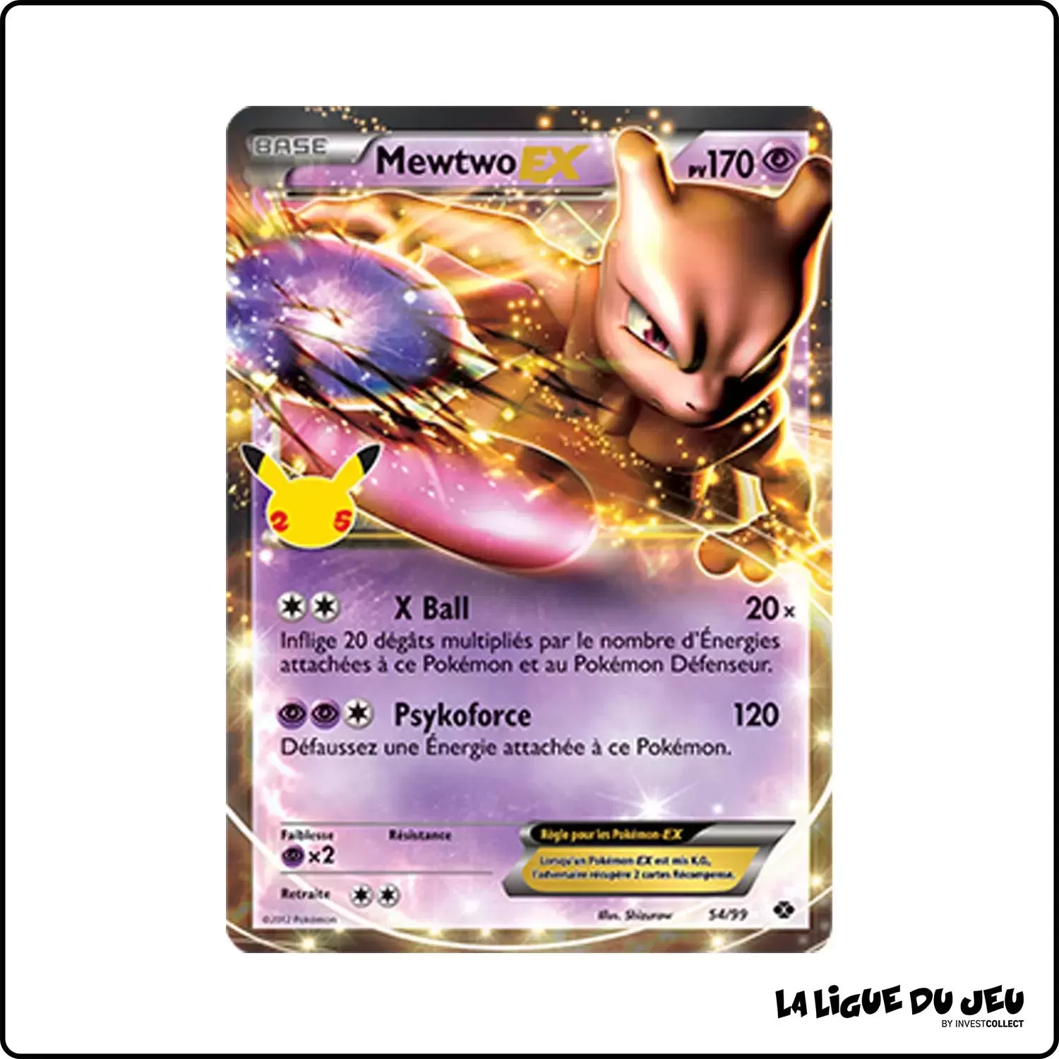 Ultra - Pokemon - Célébrations - Mewtwo-EX 54/99