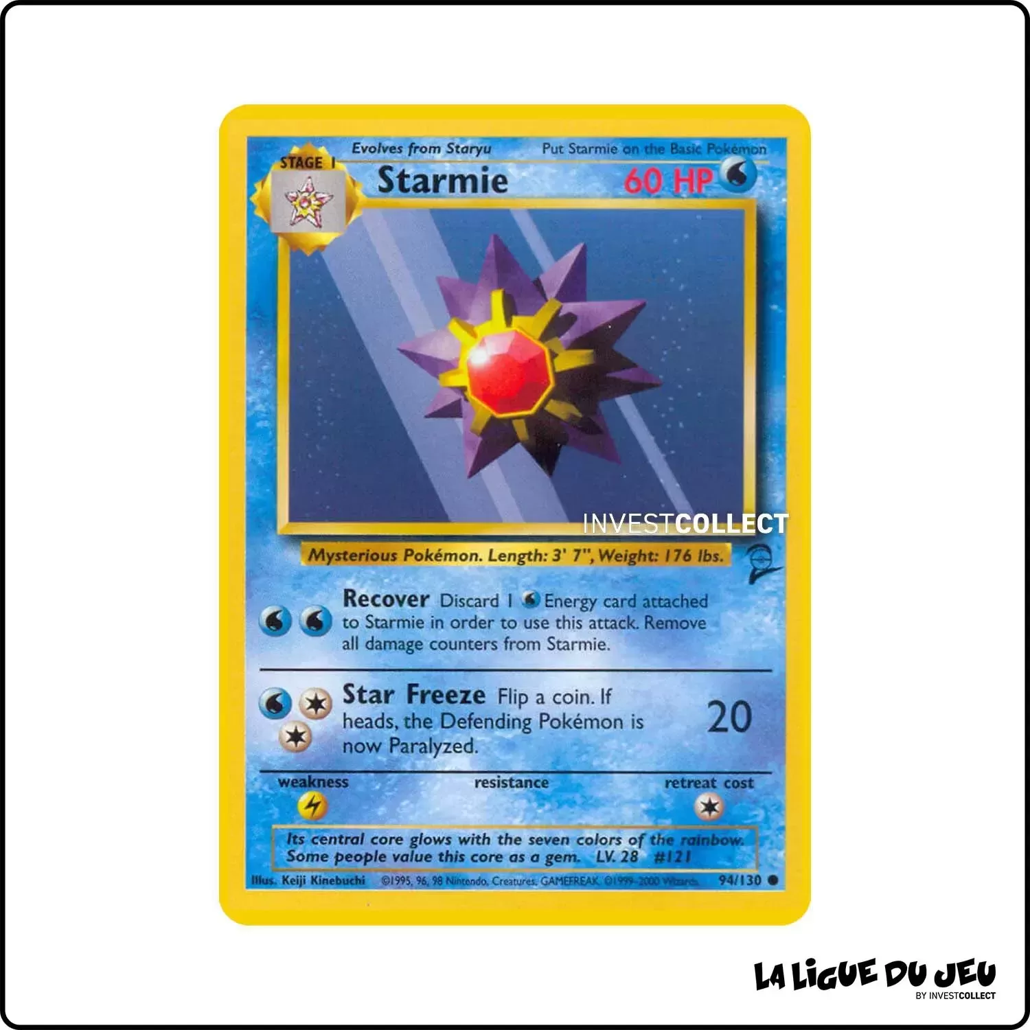 Commune - Pokemon - Base Set 2 - Starmie 94/130 Wizards - 1