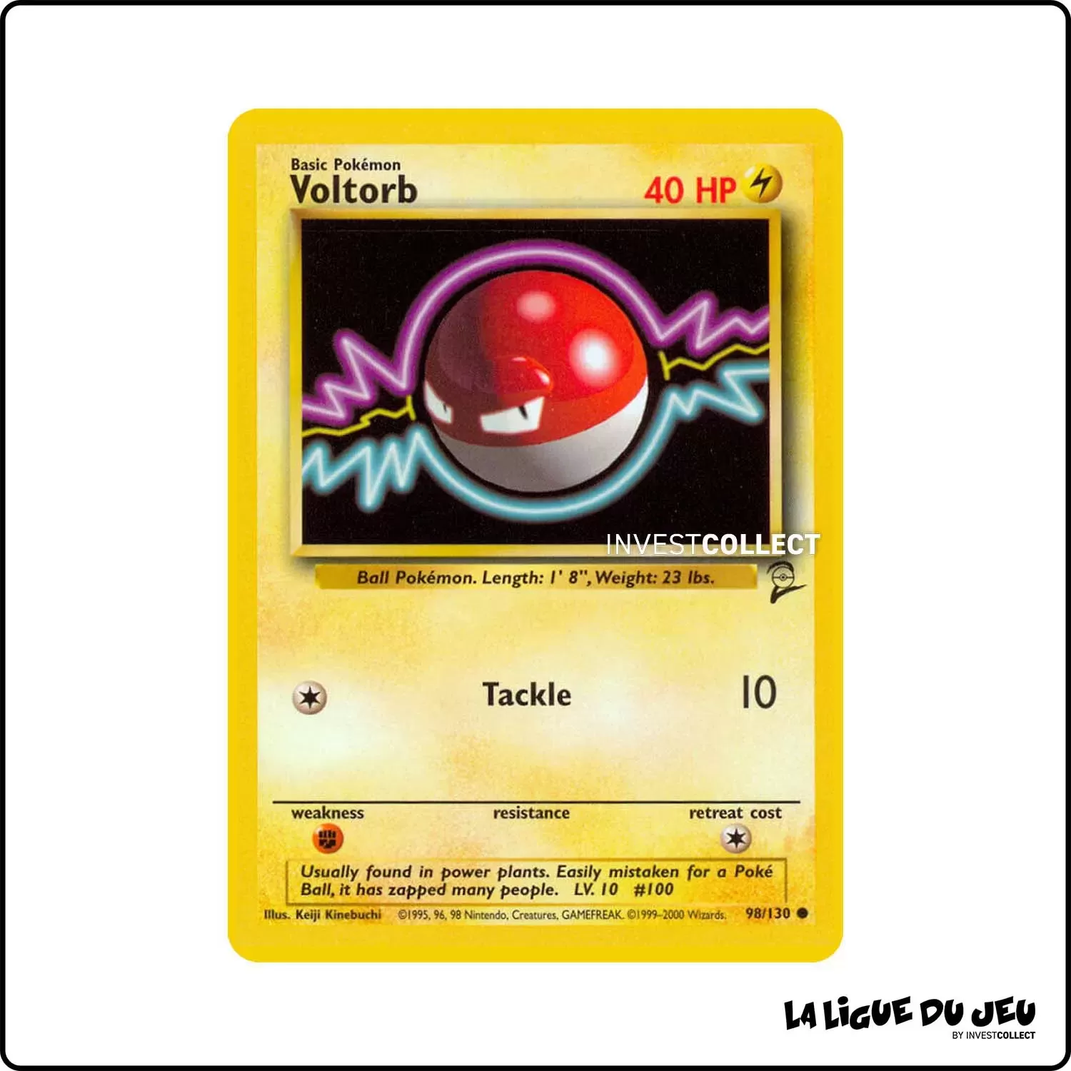 Commune - Pokemon - Base Set 2 - Voltorb 98/130 Wizards - 1