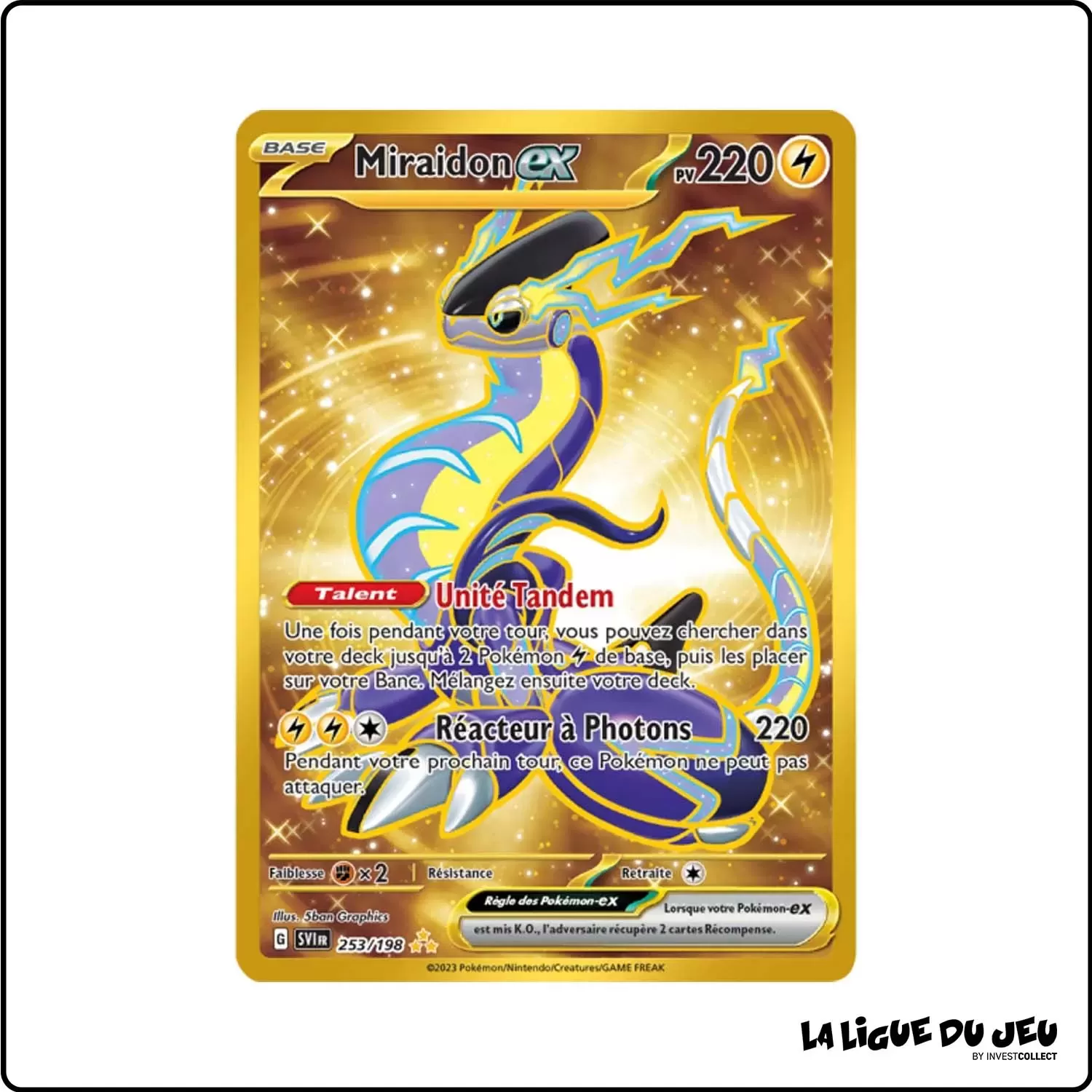 Secrete - Pokemon - Écarlate et Violet de Base - Miraidon-ex 253/198