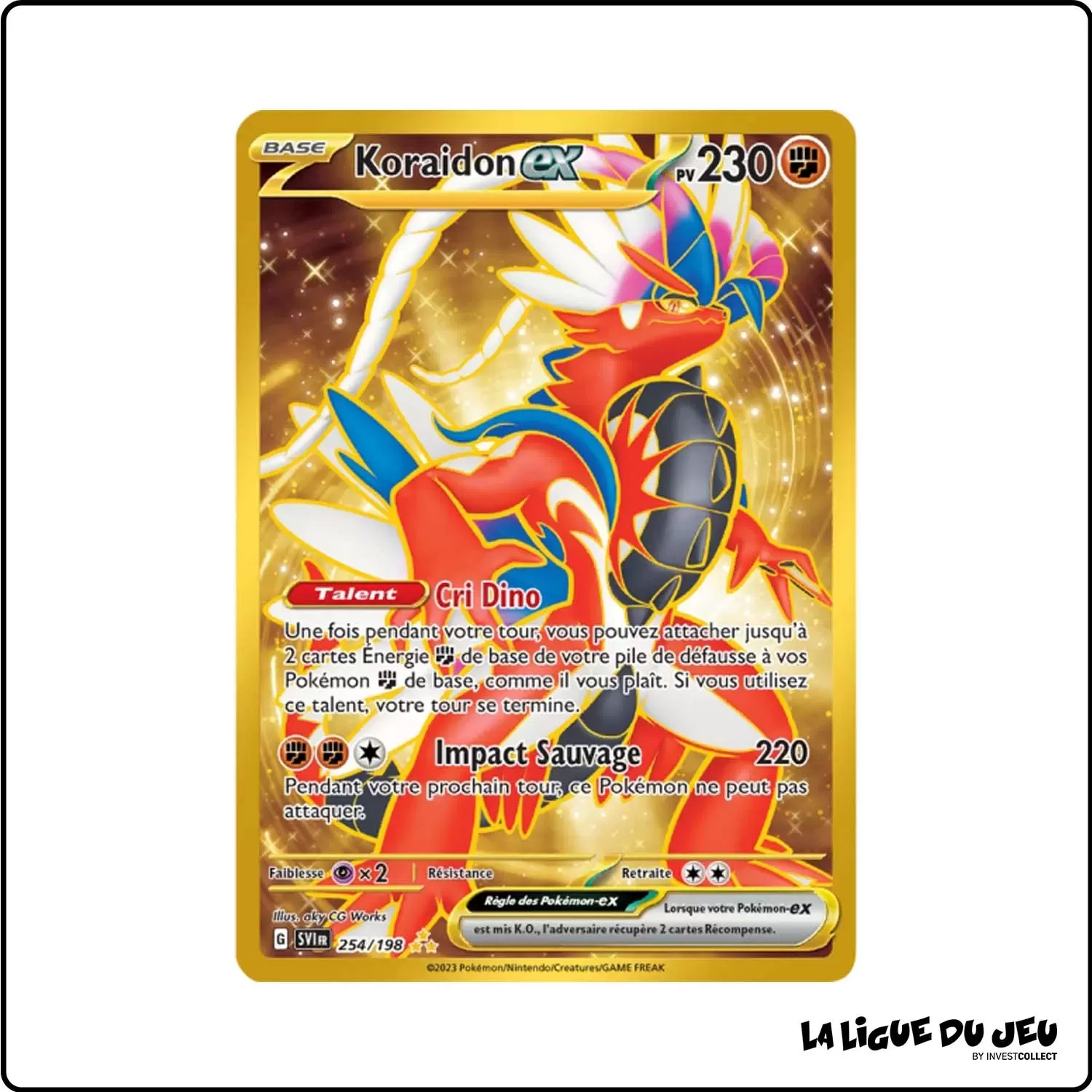 Secrete - Pokemon - Écarlate et Violet de Base - Koraidon-ex 254/198