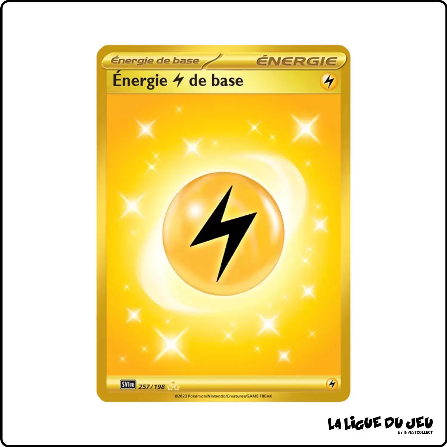 Secrete - Pokemon - Écarlate et Violet de Base - Énergie Électrique de base 257/198