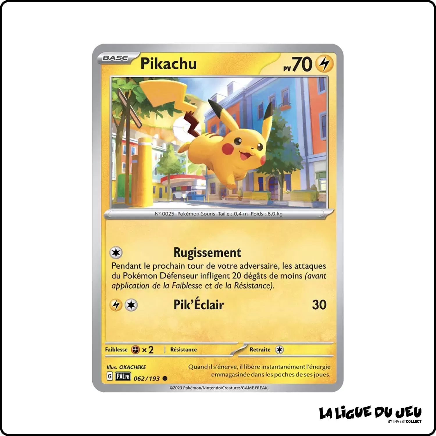 Commune - Pokemon - Évolutions à Paldea - Pikachu 62/193