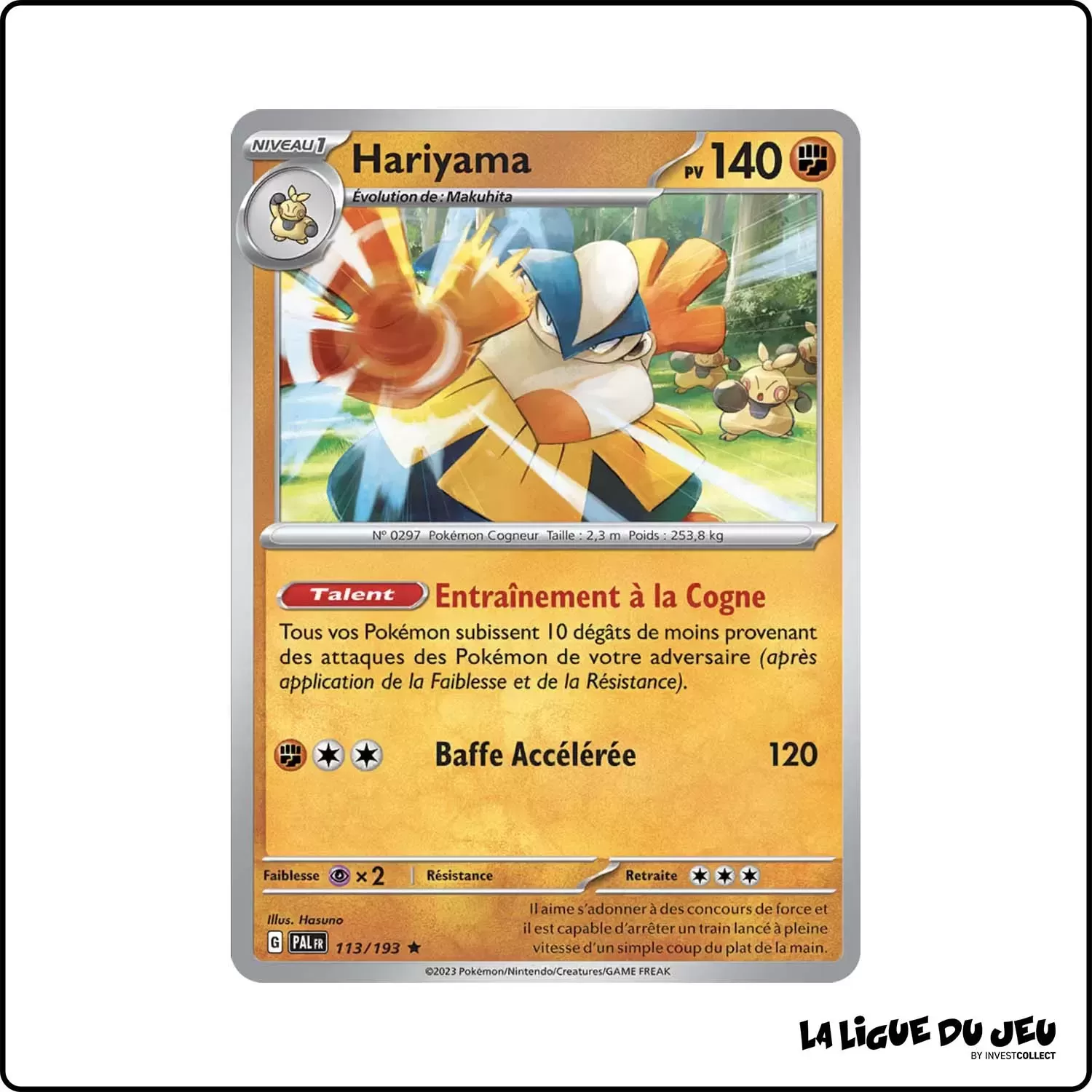 Rare - Pokemon - Évolutions à Paldea - Hariyama 113/193