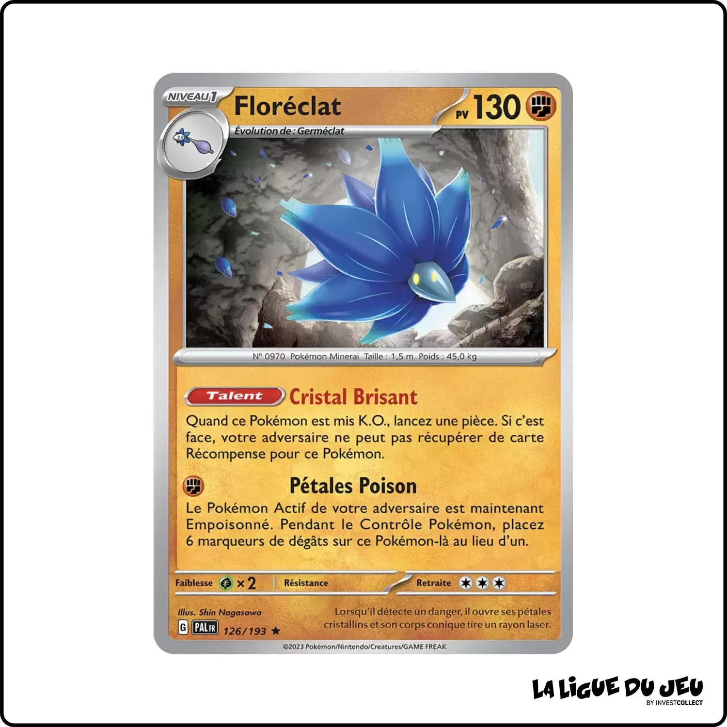 Rare - Pokemon - Évolutions à Paldea - Floréclat 126/193