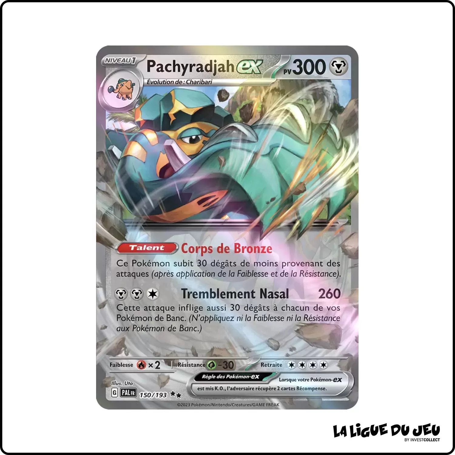 Secrete - Pokemon - Évolutions à Paldea - Pachyradjah-ex 150/193