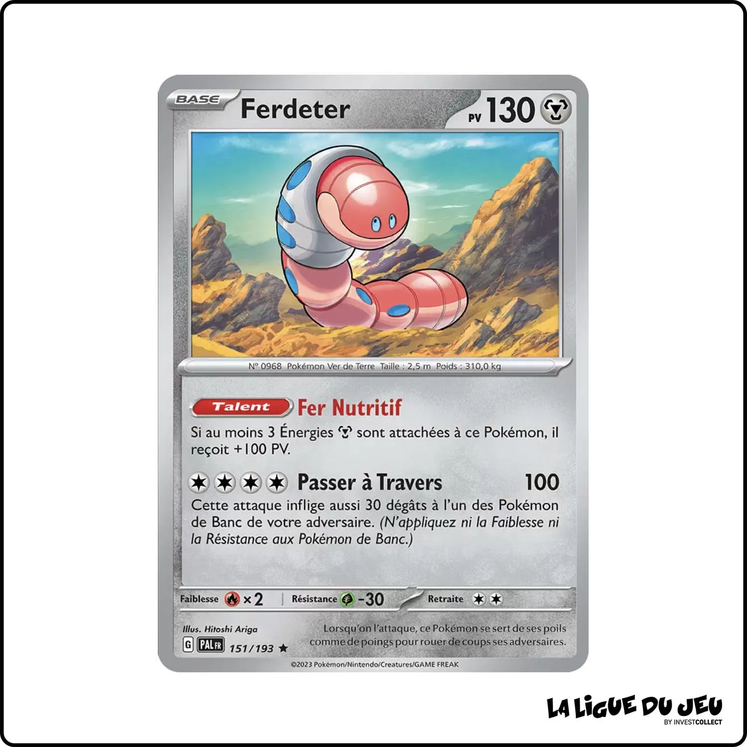 Rare - Pokemon - Évolutions à Paldea - Ferdeter 151/193