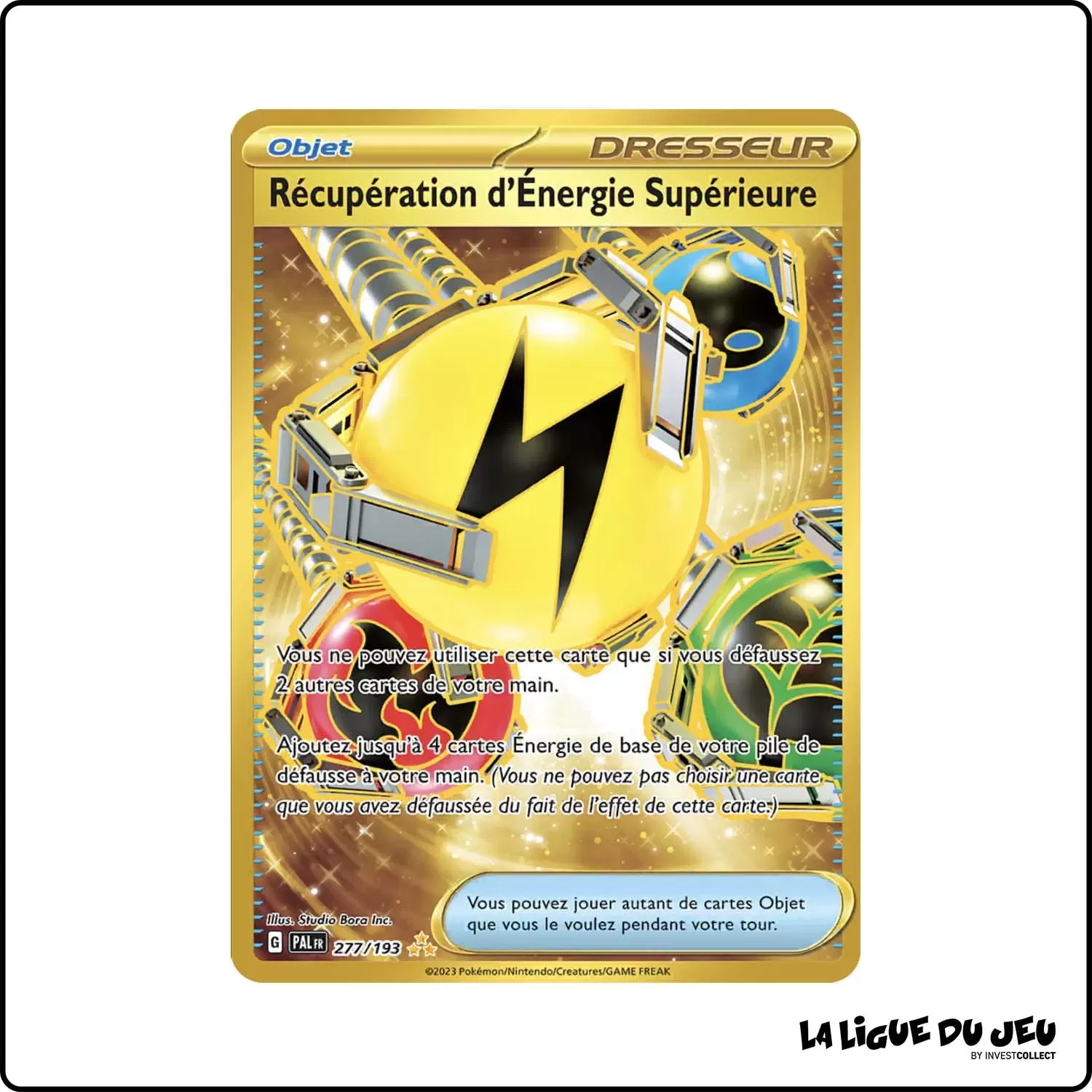 Secrete - Pokemon - Évolutions à Paldea - Récupération d'Énergie Supérieure 277/193