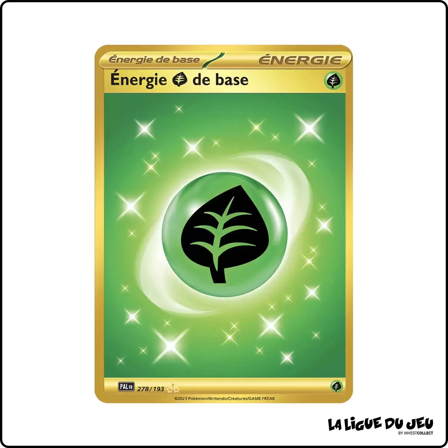 Secrete - Pokemon - Évolutions à Paldea - Énergie Plante de base 278/193