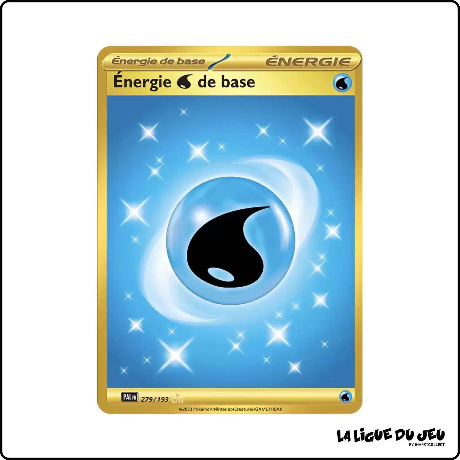 Secrete - Pokemon - Évolutions à Paldea - Énergie Eau de base 279/193