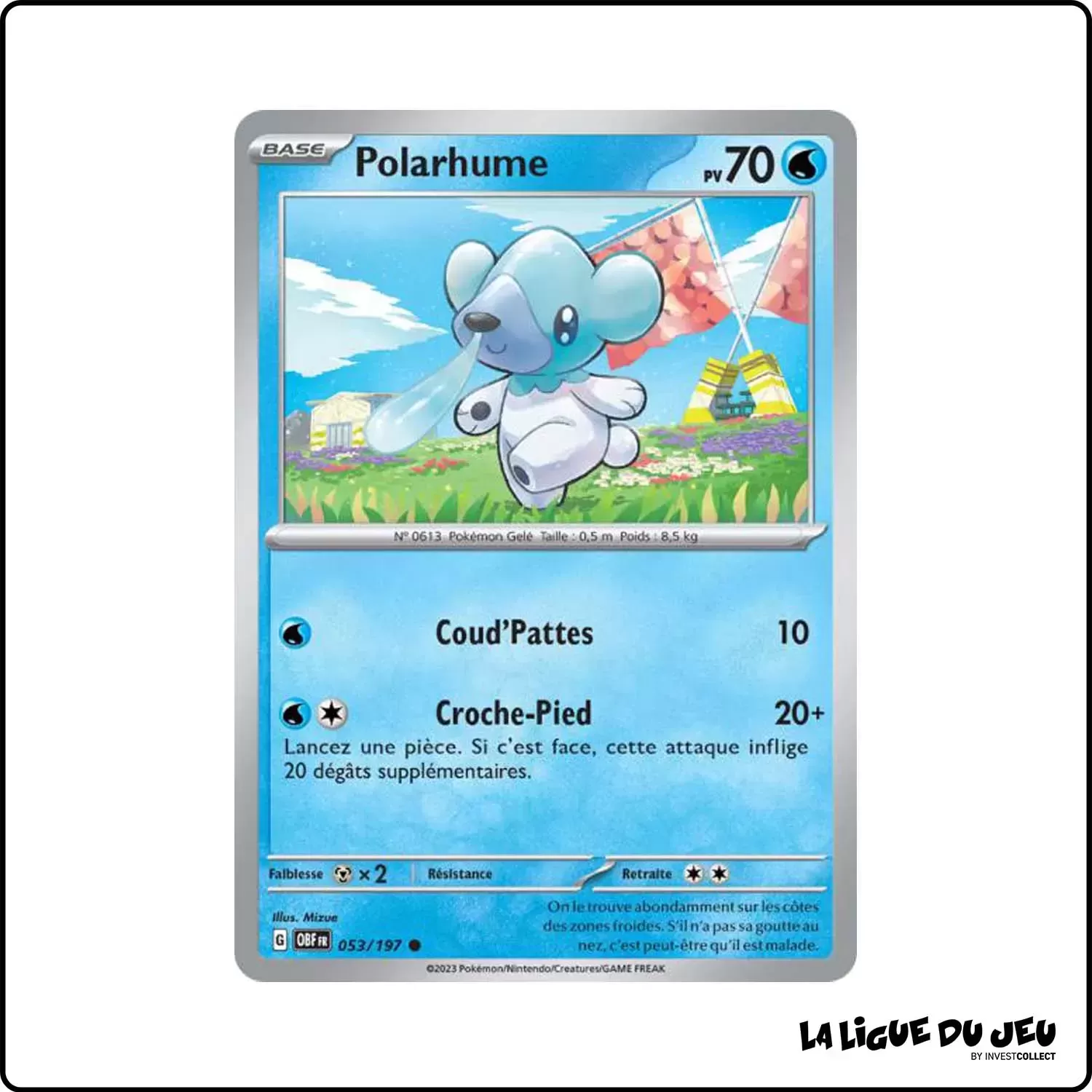 Commune - Pokemon - Flammes Obsidiennes - Polarhume 53/197