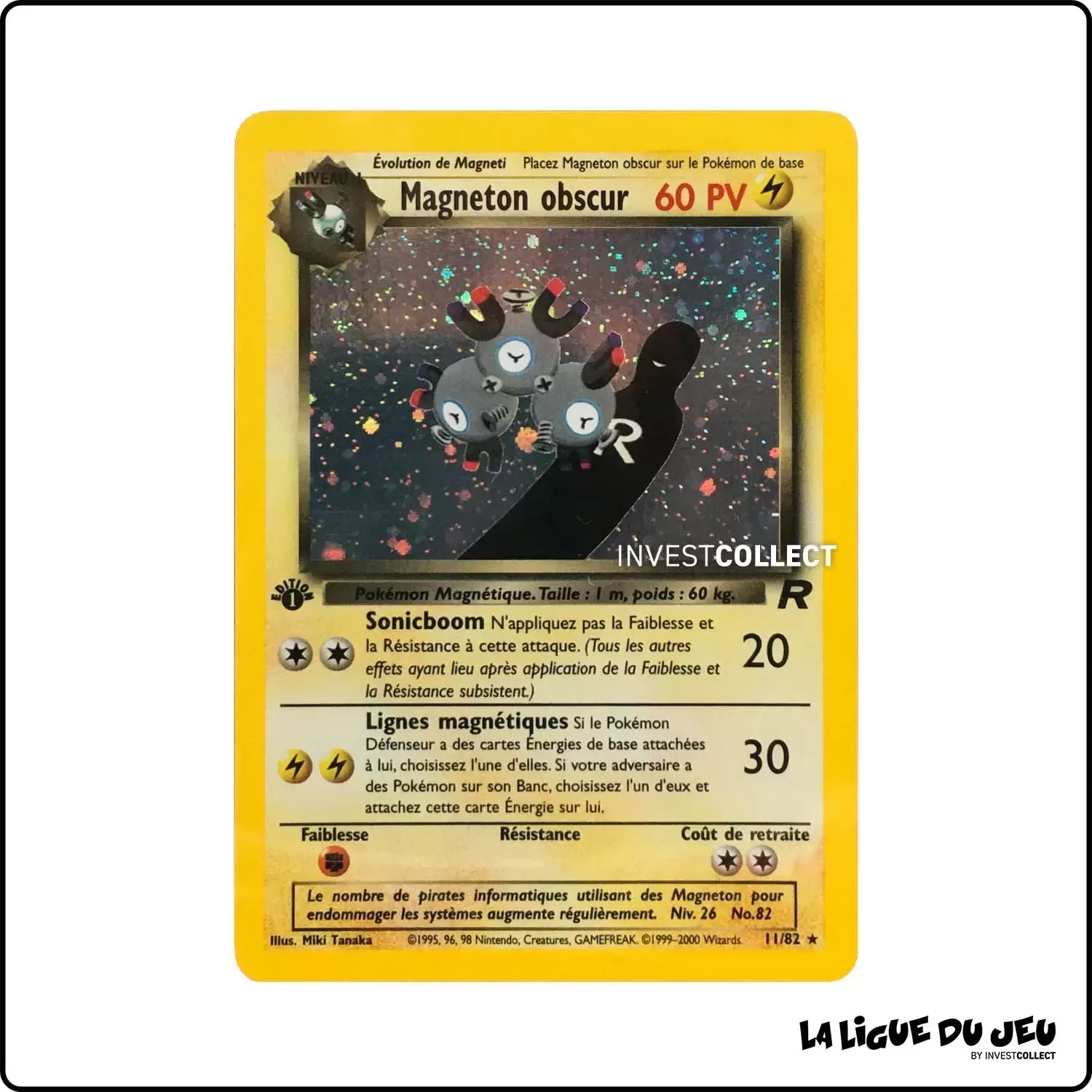 Holo - Pokemon - Team Rocket - Magneton obscur 11/82 Wizards - 1