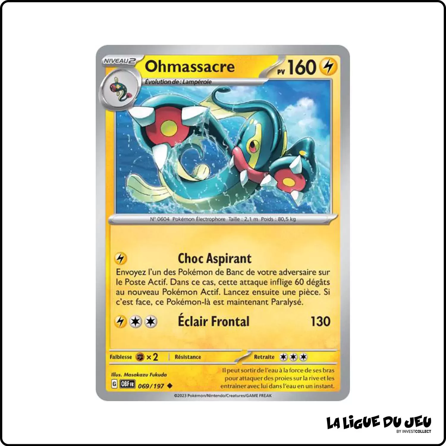 Peu commune - Pokemon - Flammes Obsidiennes - Ohmassacre 69/197