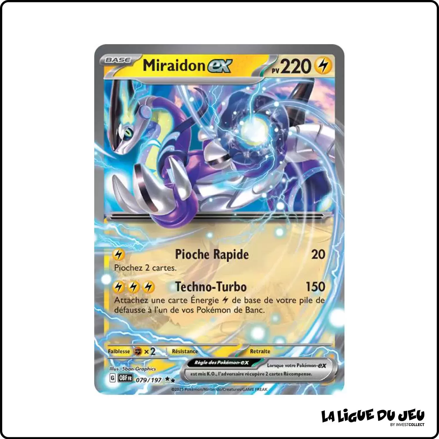 Secrete - Pokemon - Flammes Obsidiennes - Miraidon-ex 79/197