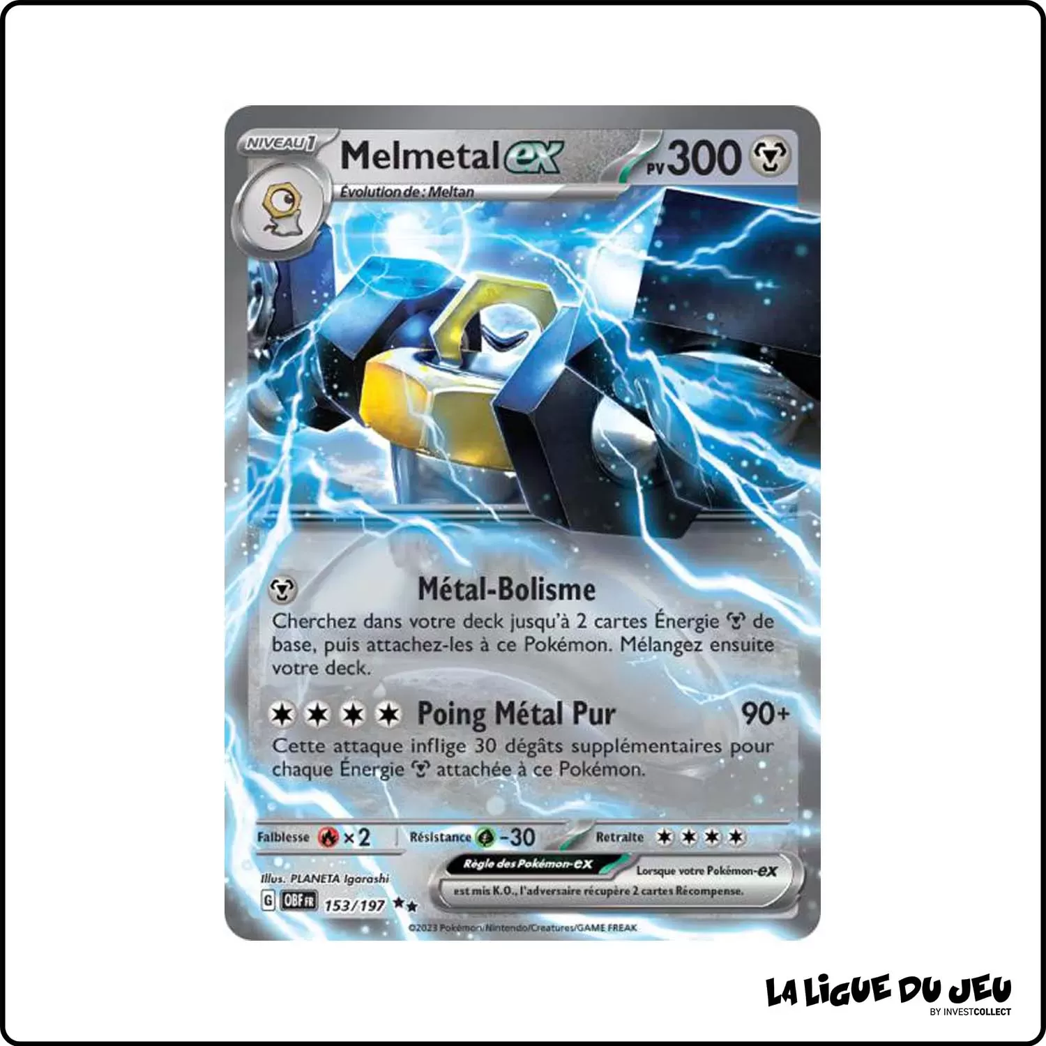 Secrete - Pokemon - Flammes Obsidiennes - Melmetal-ex 153/197