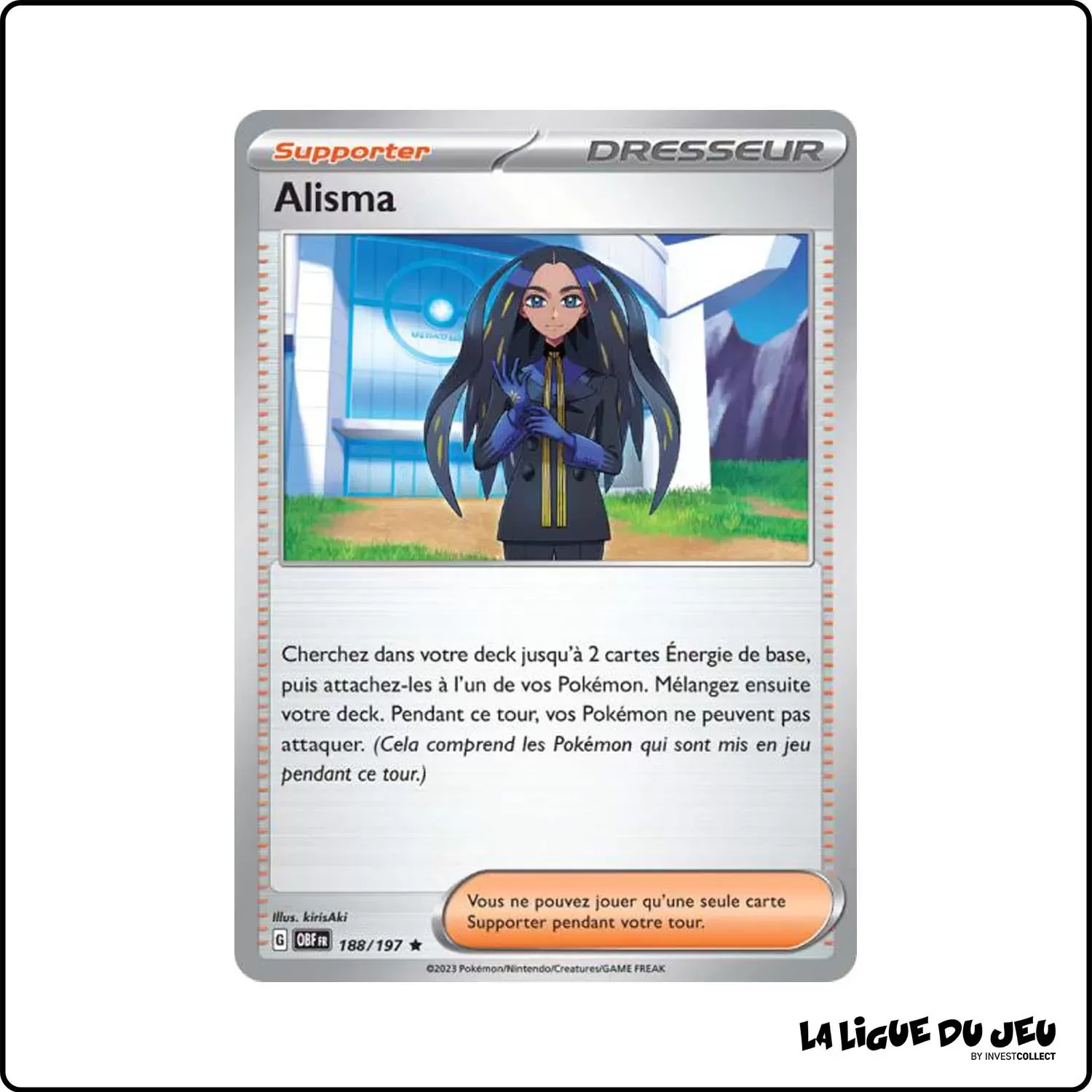 Rare - Pokemon - Flammes Obsidiennes - Alisma 188/197