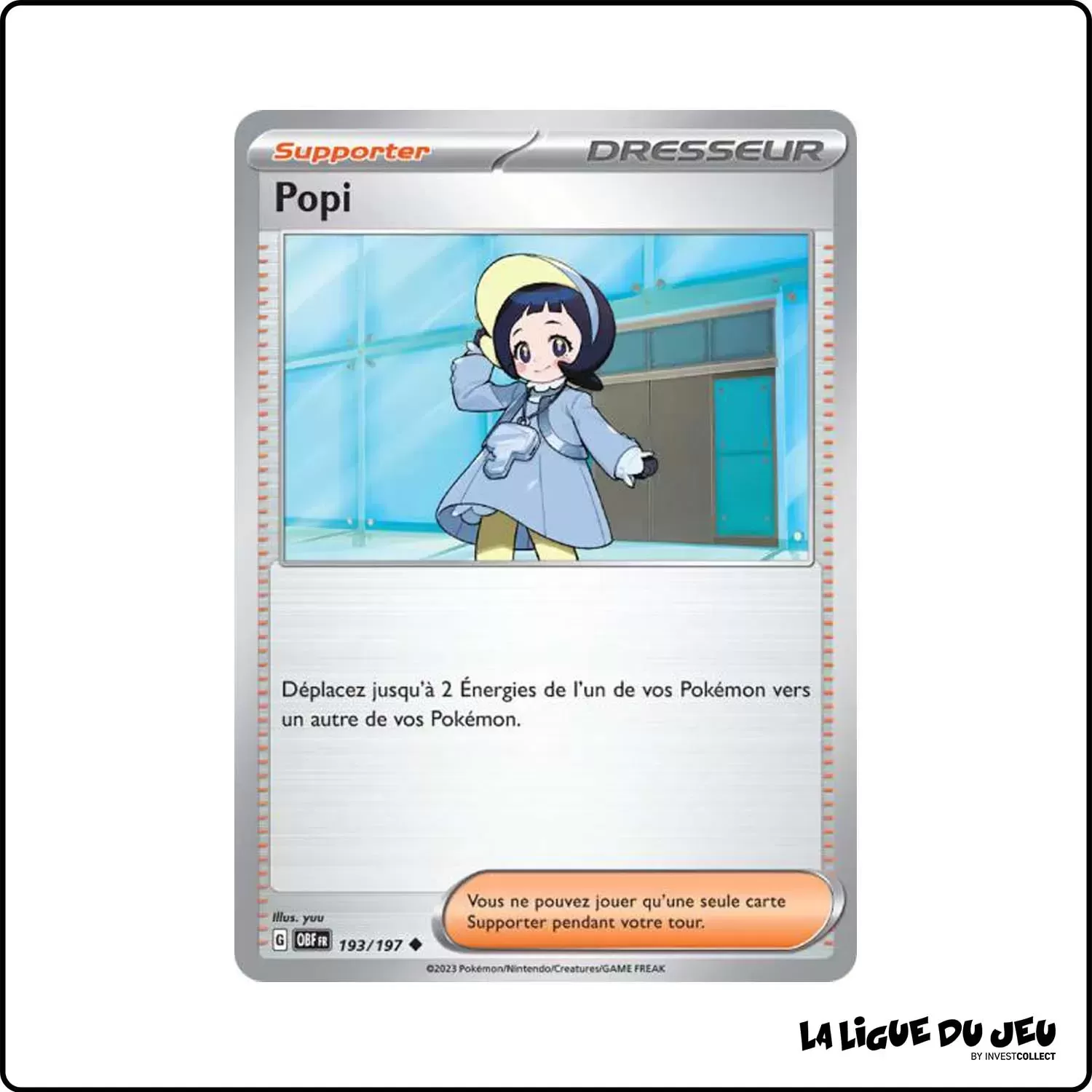 Peu commune - Pokemon - Flammes Obsidiennes - Popi 193/197