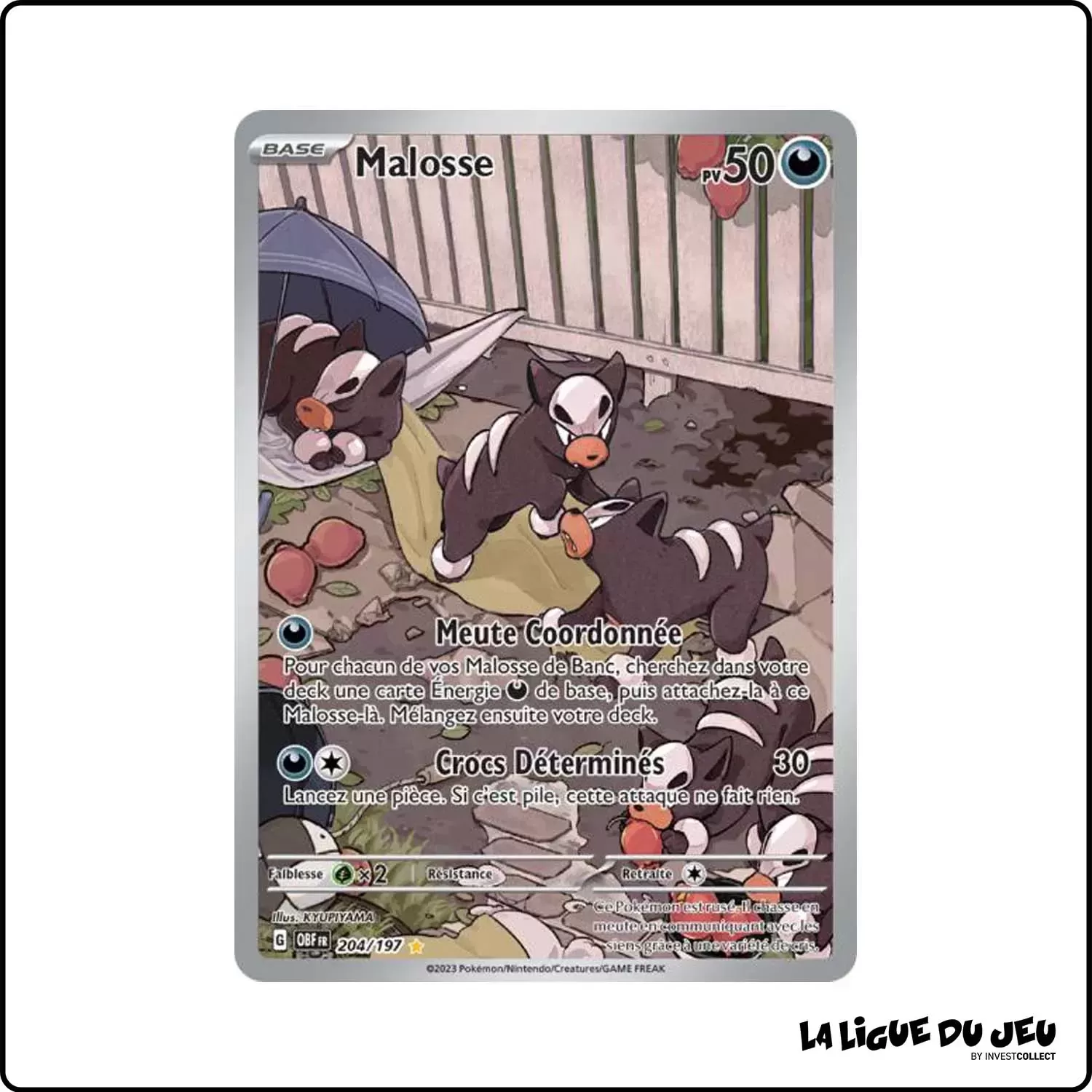 IR - Pokemon - Flammes Obsidiennes - Malosse 204/197