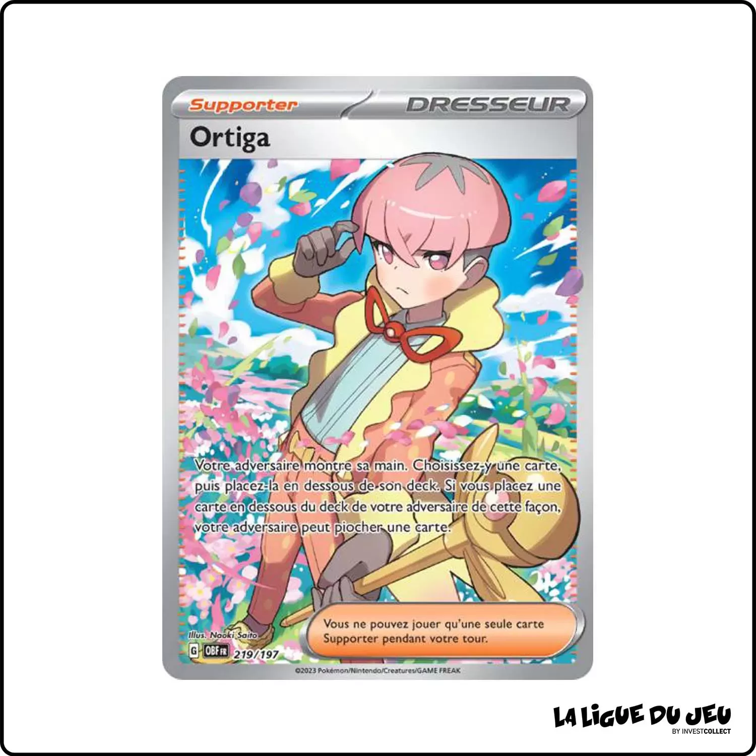 Ultra - Pokemon - Flammes Obsidiennes - Ortiga 219/197