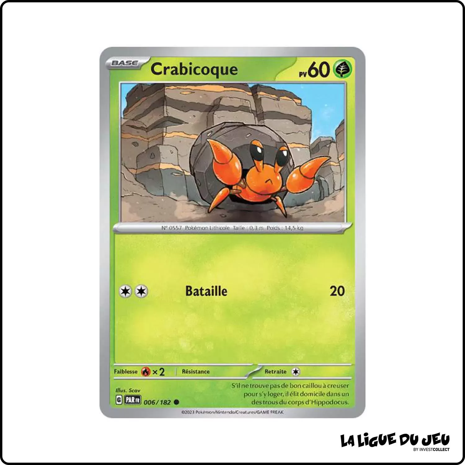 Commune - Pokemon - Faille Paradoxe - Crabicoque 6/182