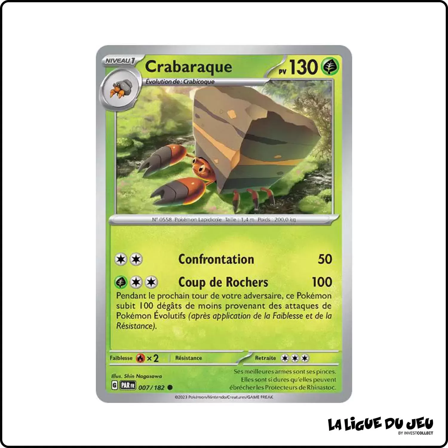 Commune - Pokemon - Faille Paradoxe - Crabaraque 7/182