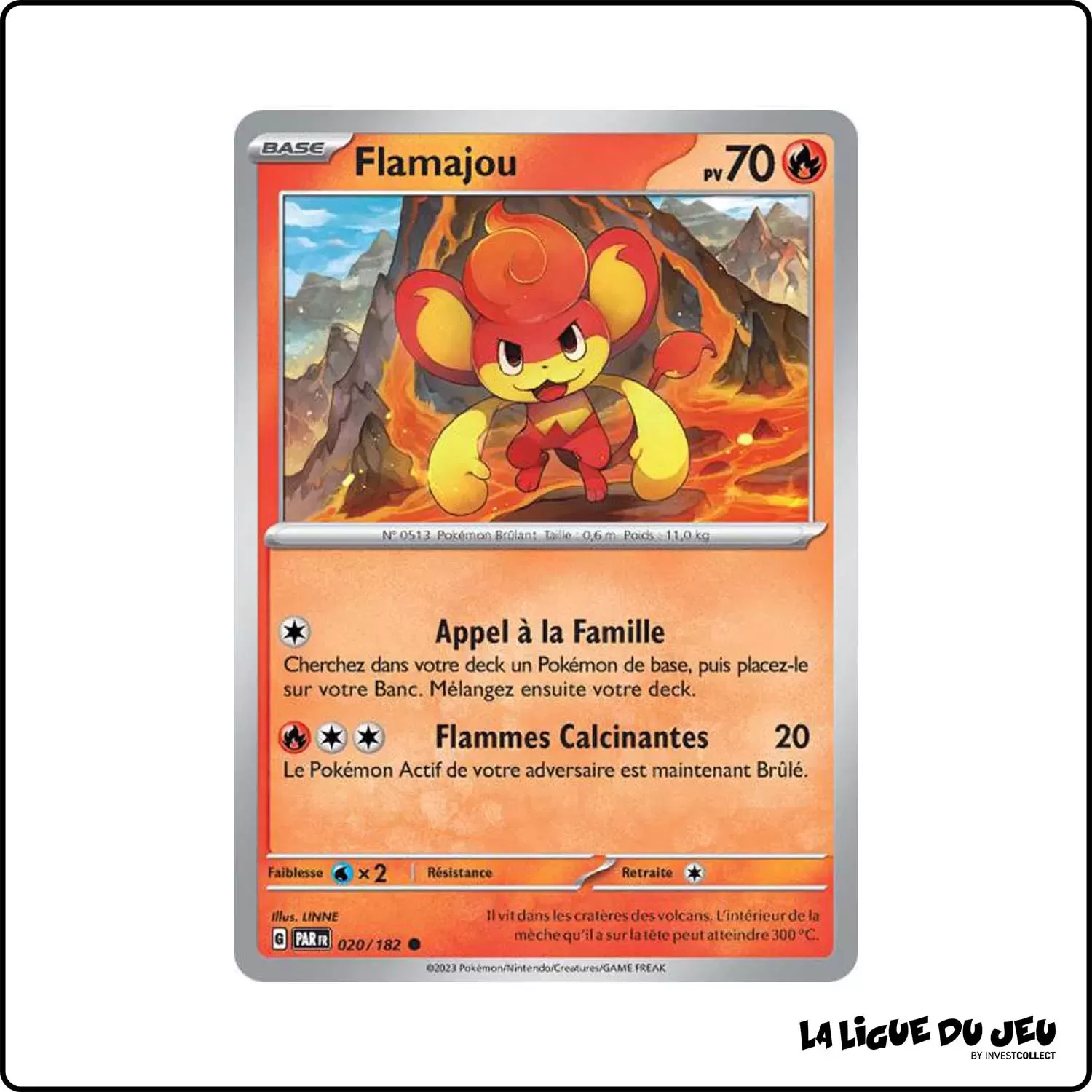 Commune - Pokemon - Faille Paradoxe - Flamajou 20/182