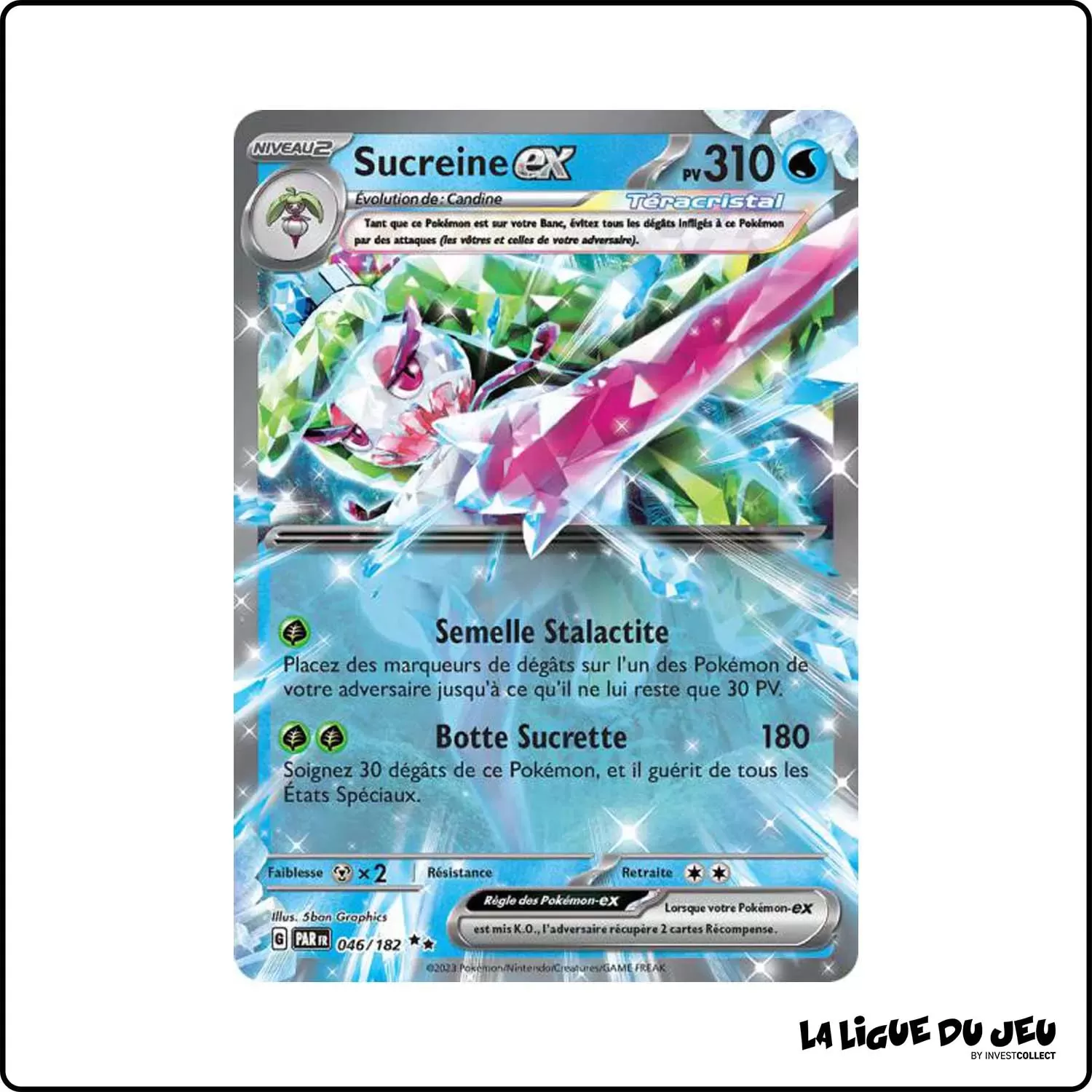 Secrete - Pokemon - Faille Paradoxe - Sucreine-ex 46/182