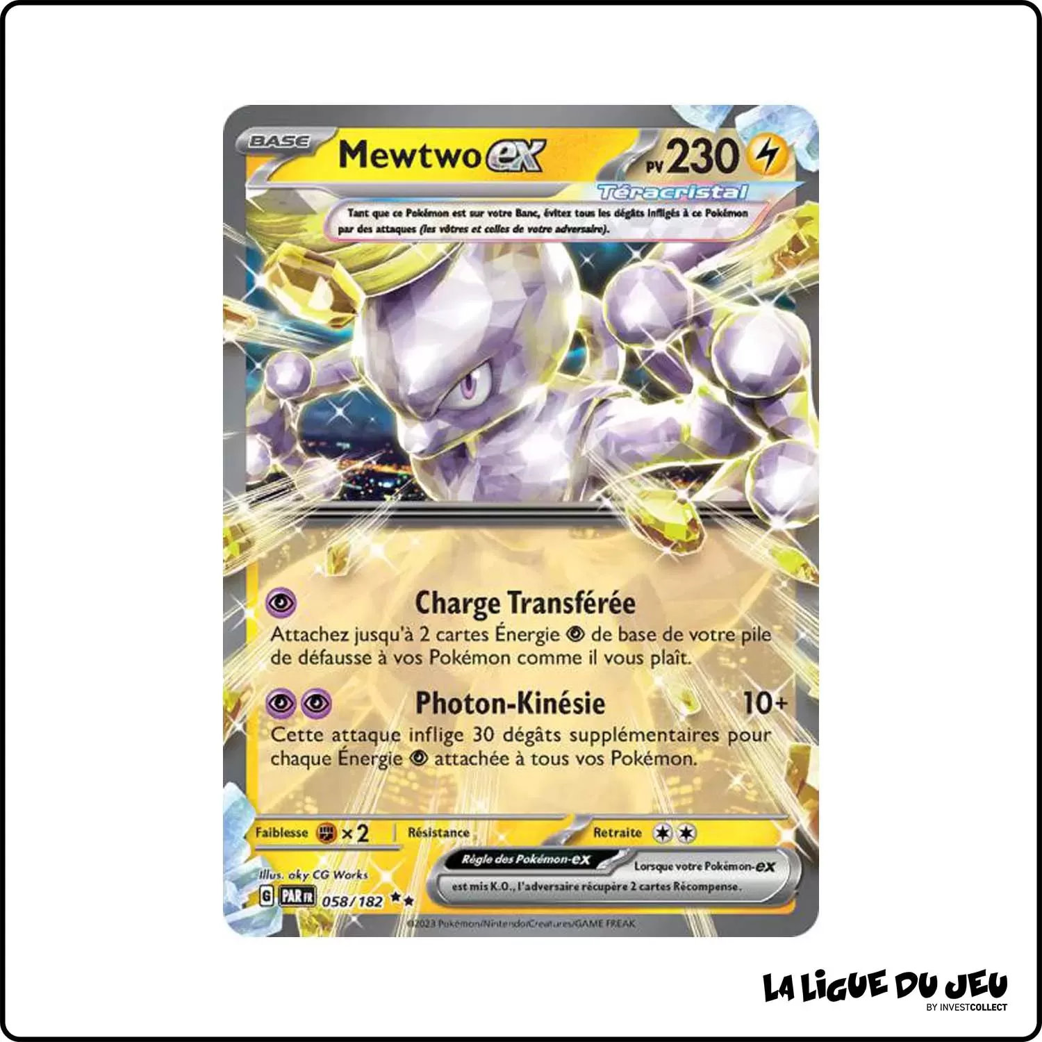 Secrete - Pokemon - Faille Paradoxe - Mewtwo-ex 58/182