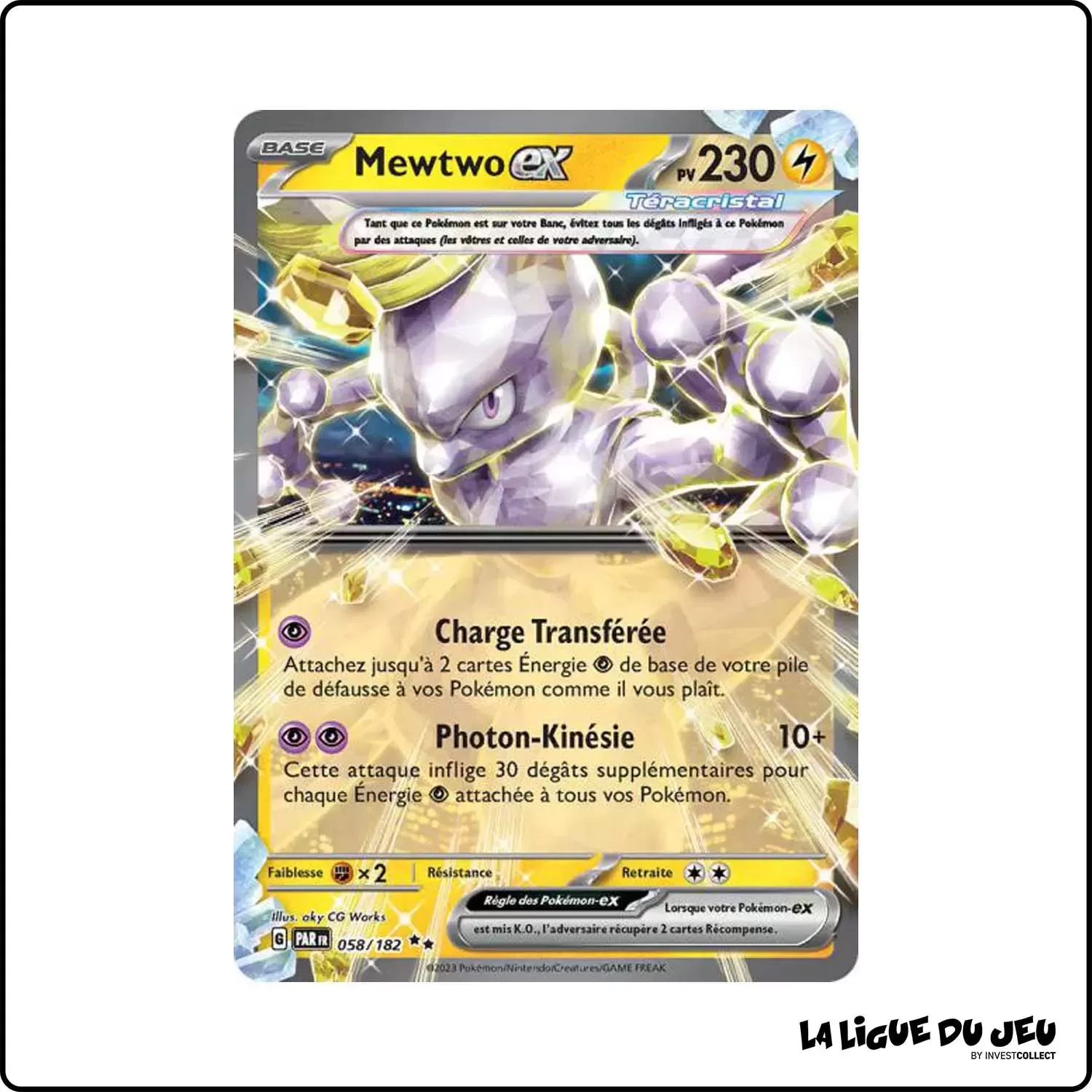 Secrete - Pokemon - Faille Paradoxe - Mewtwo-ex 58/182