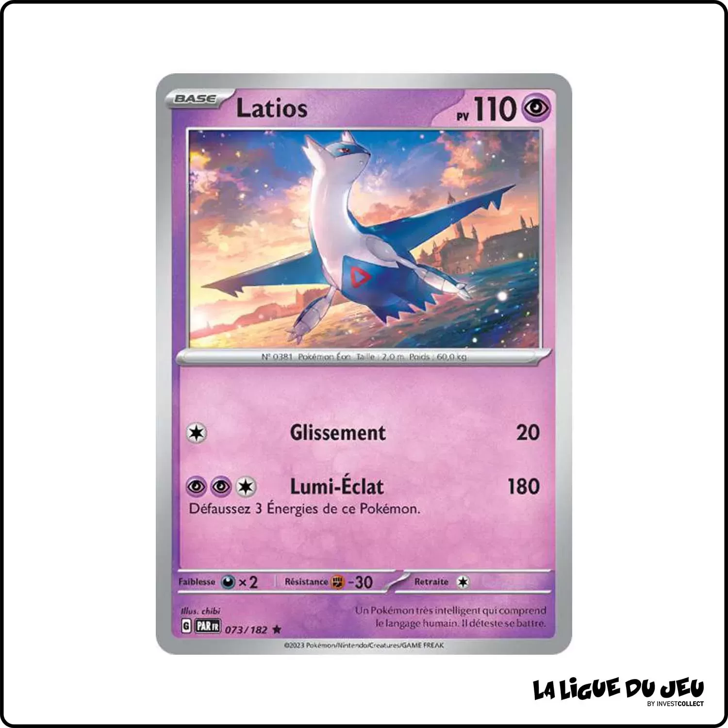 Rare - Pokemon - Faille Paradoxe - Latios 73/182