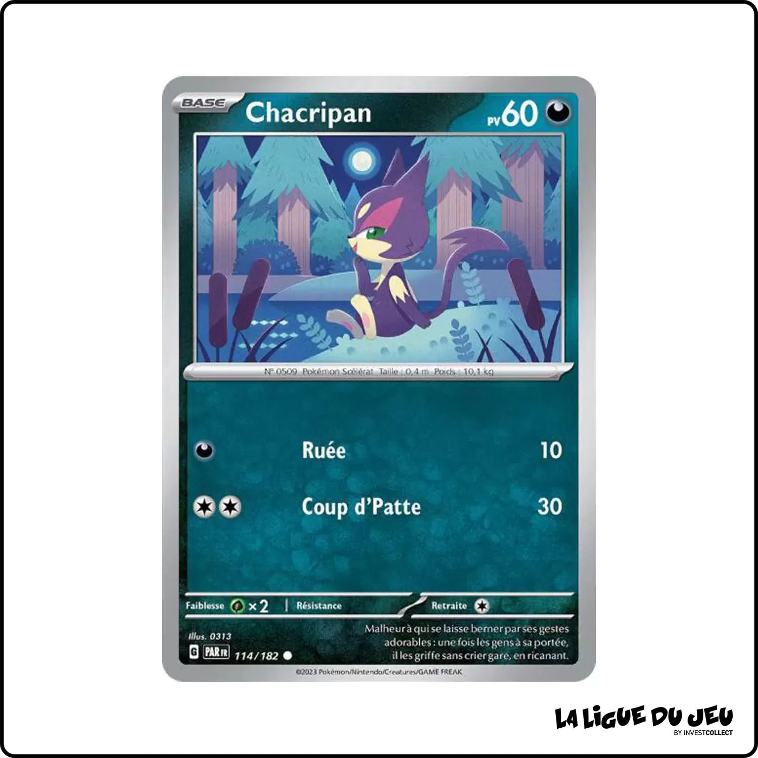 Commune - Pokemon - Faille Paradoxe - Chacripan 114/182