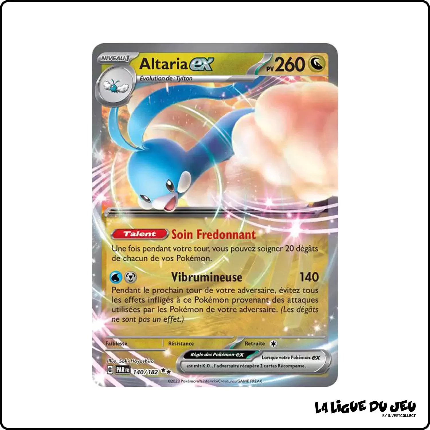 Secrete - Pokemon - Faille Paradoxe - Altaria-ex 140/182 The Pokémon Company - 1