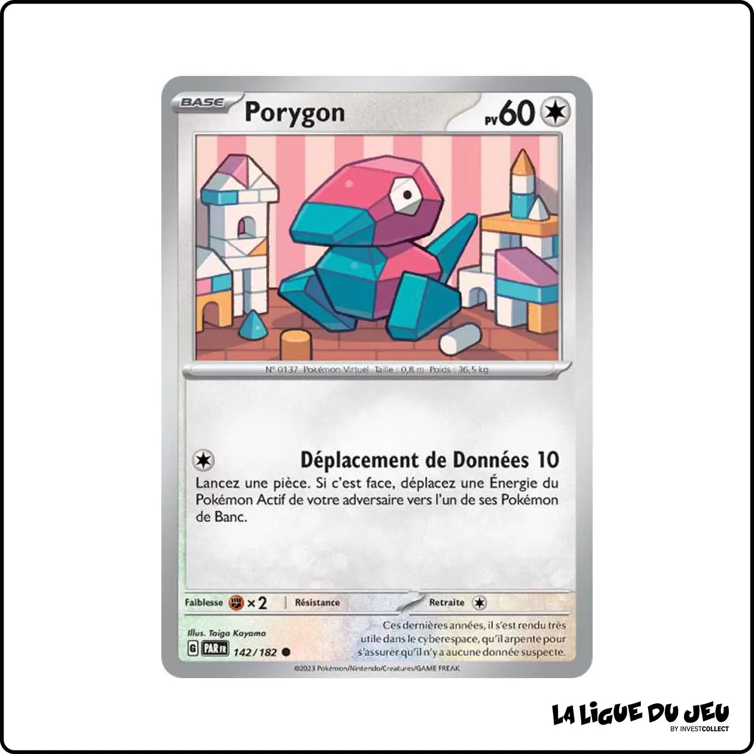 Commune - Pokemon - Faille Paradoxe - Porygon 142/182