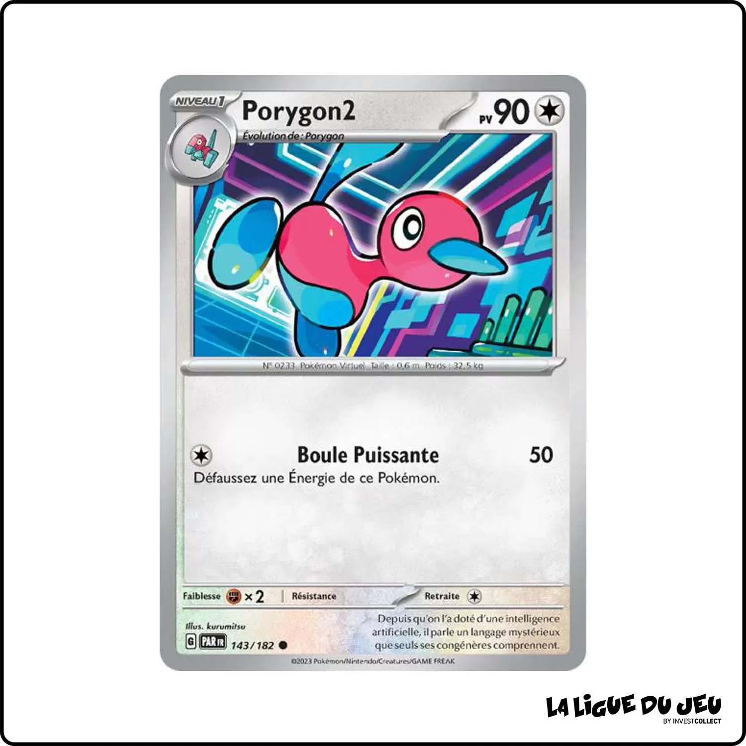 Commune - Pokemon - Faille Paradoxe - Porygon2 143/182