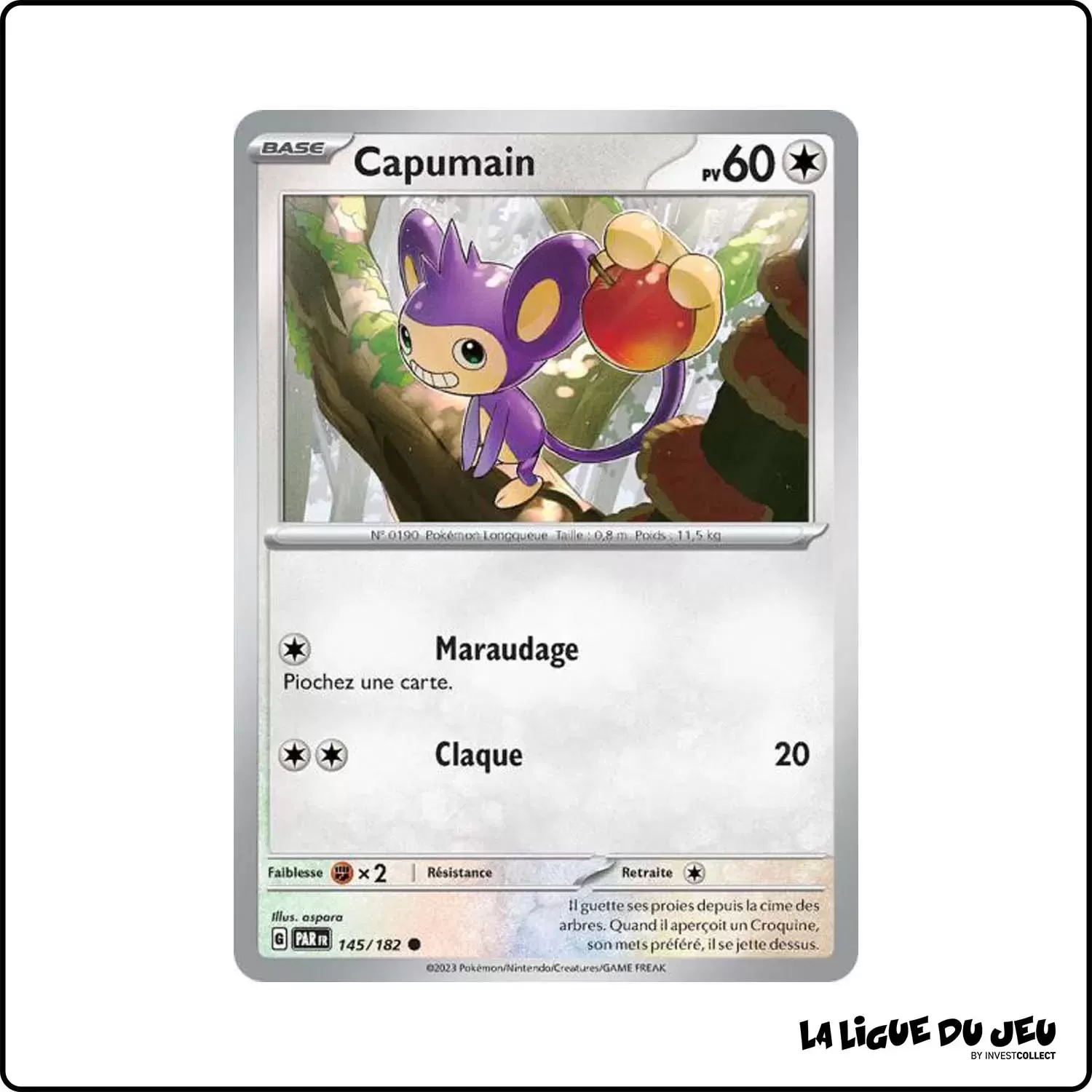 Commune - Pokemon - Faille Paradoxe - Capumain 145/182