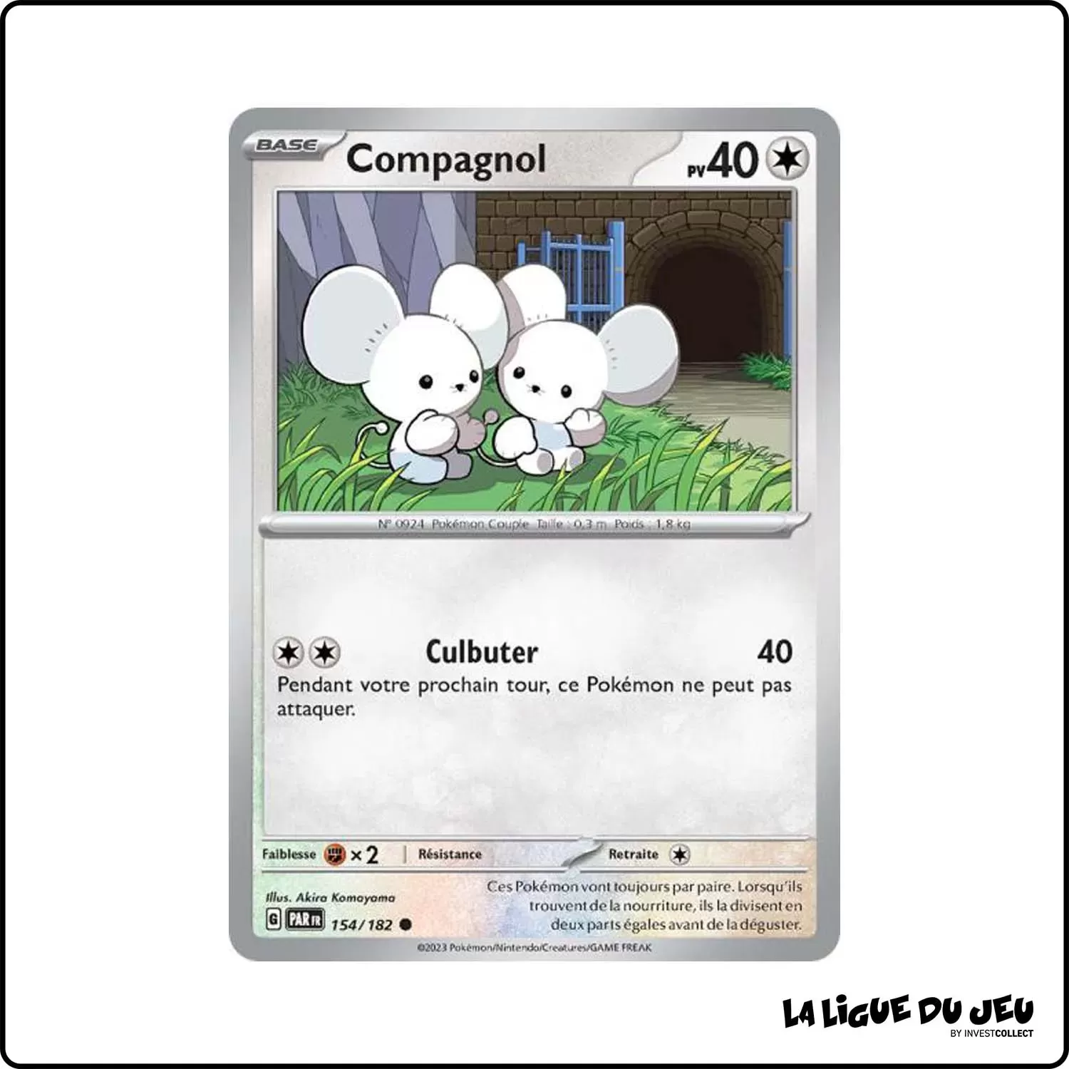 Commune - Pokemon - Faille Paradoxe - Compagnol 154/182