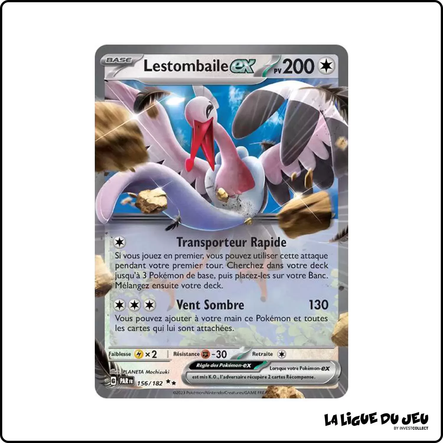 Secrete - Pokemon - Faille Paradoxe - Lestombaile-ex 156/182