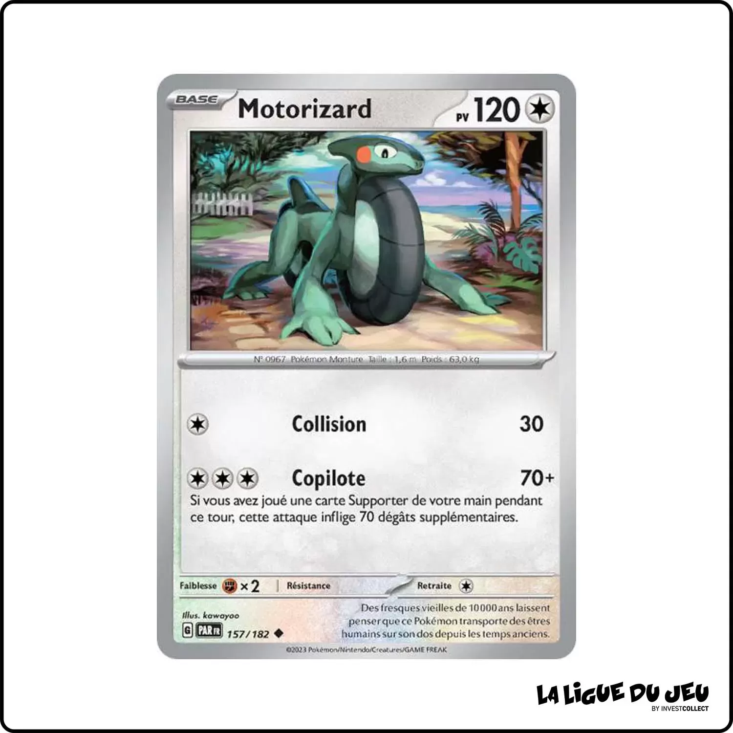 Peu commune - Pokemon - Faille Paradoxe - Motorizard 157/182