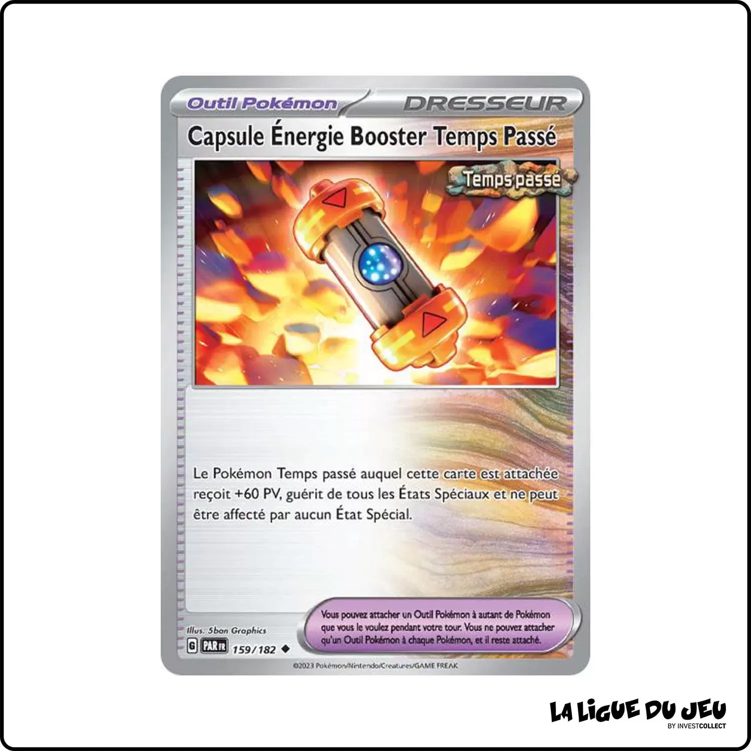 Peu commune - Pokemon - Faille Paradoxe - Capsule Énergie Booster Temps Passé 159/182