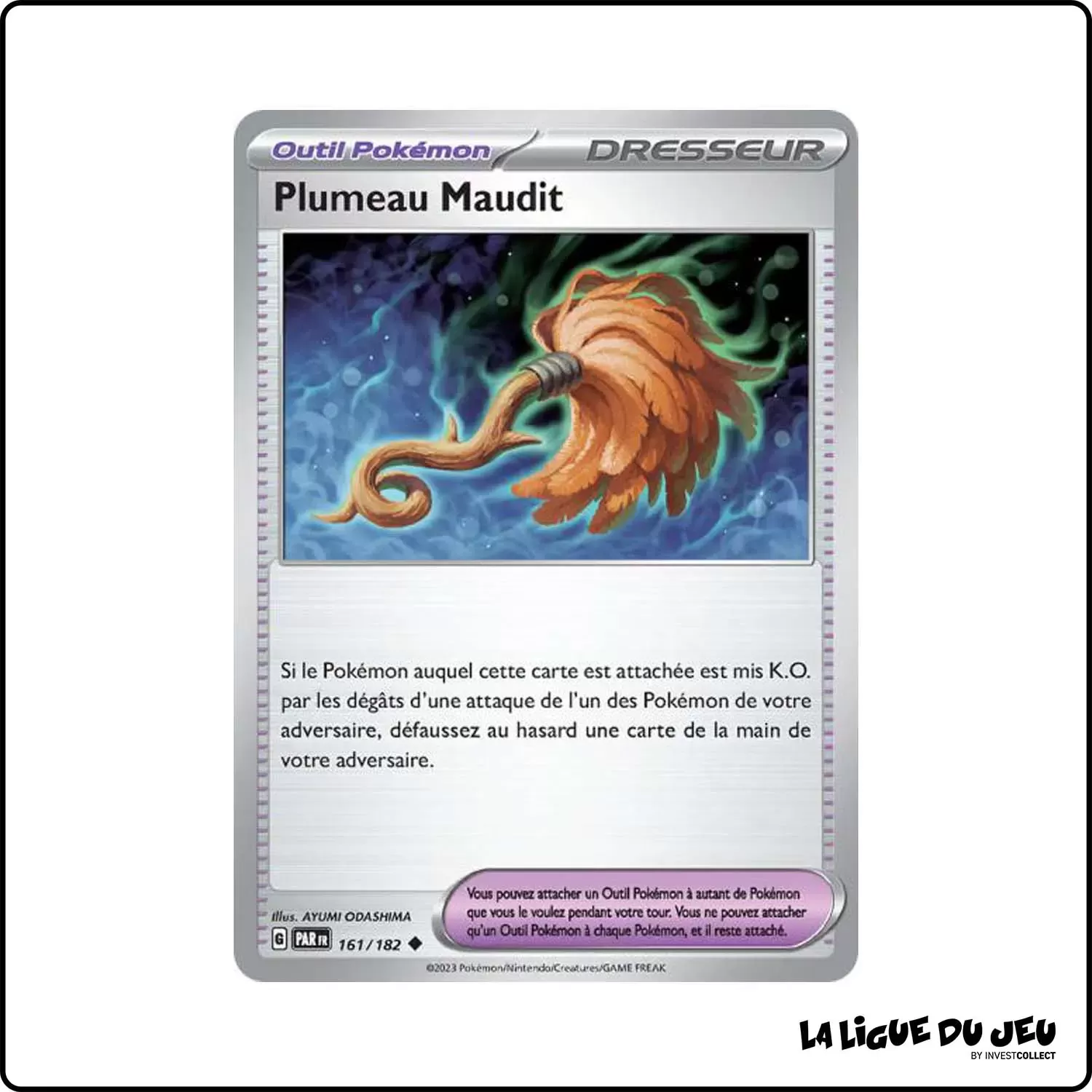 Peu commune - Pokemon - Faille Paradoxe - Plumeau Maudit 161/182