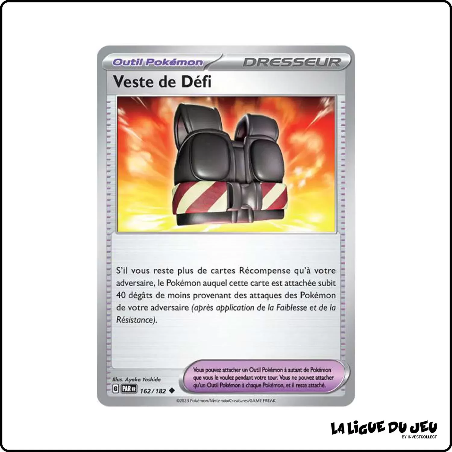 Peu commune - Pokemon - Faille Paradoxe - Veste de Défi 162/182