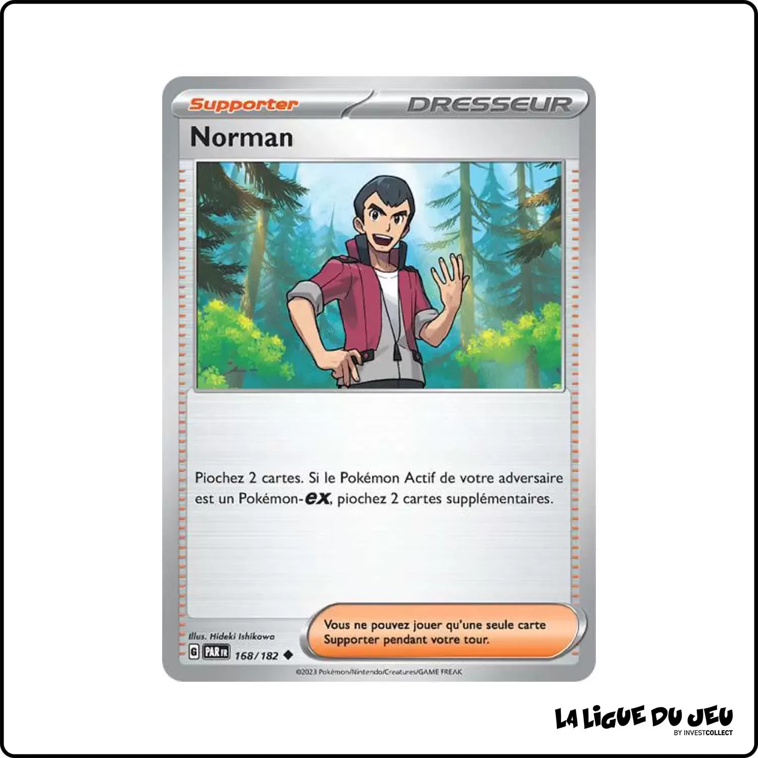 Peu commune - Pokemon - Faille Paradoxe - Norman 168/182