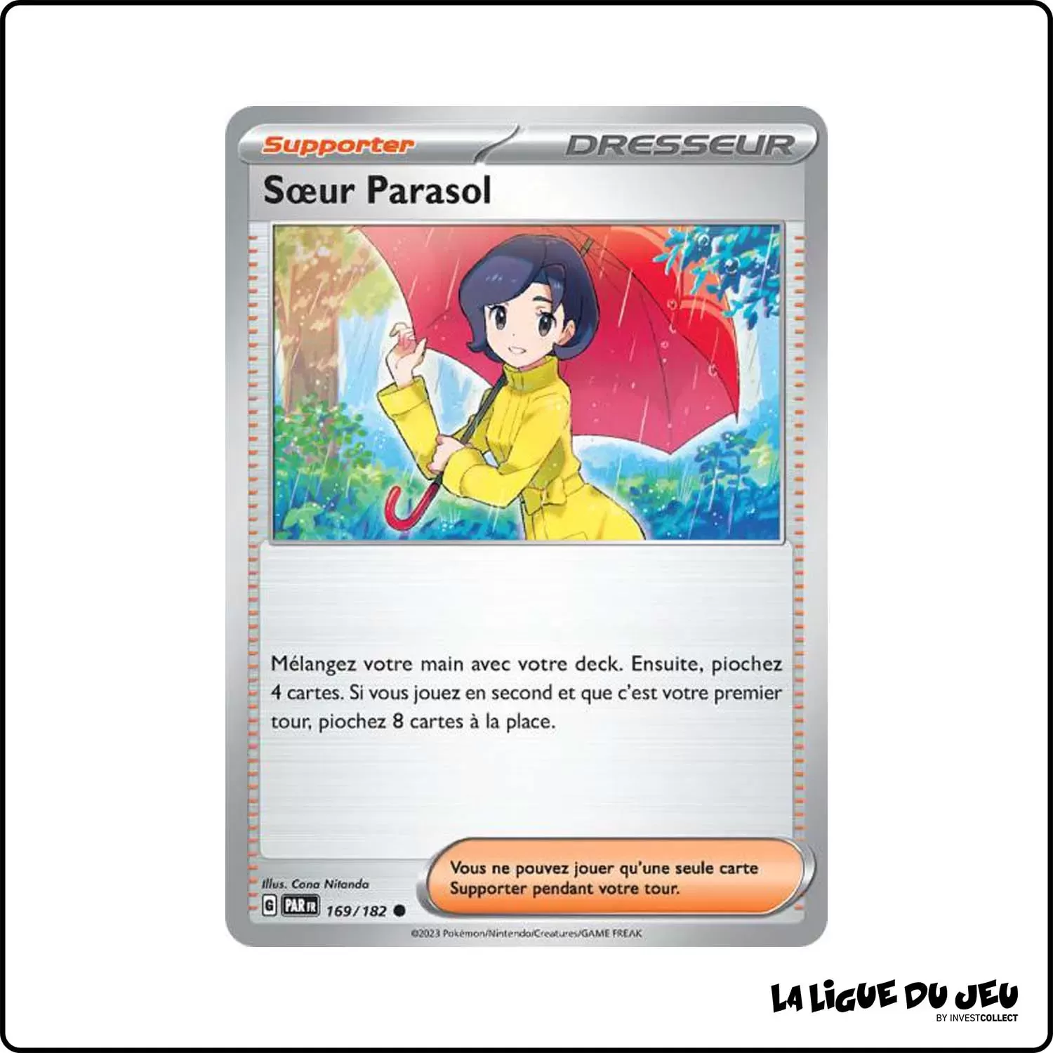 Peu commune - Pokemon - Faille Paradoxe - Sœur Parasol 169/182