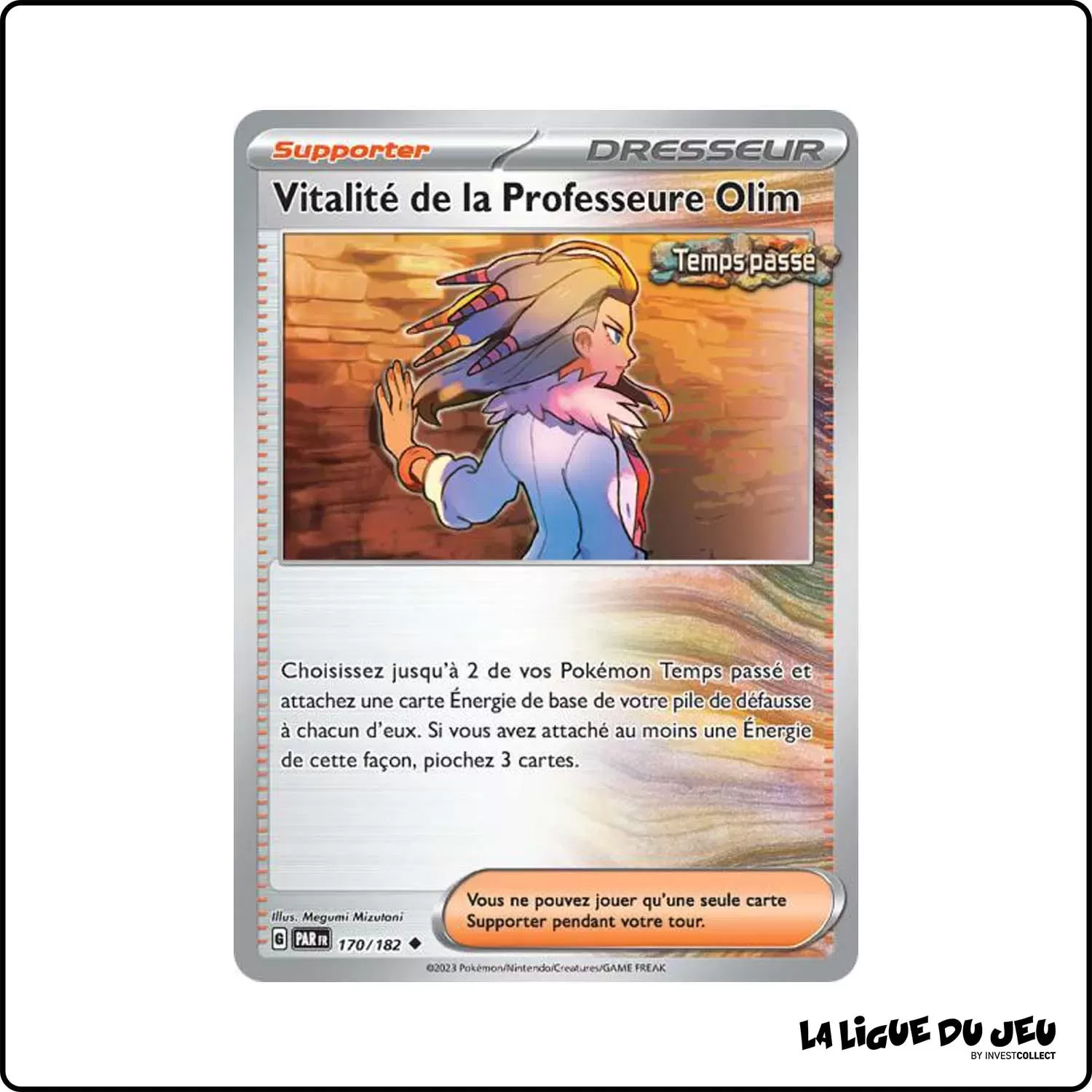 Peu commune - Pokemon - Faille Paradoxe - Vitalité de la Professeure Olim 170/182