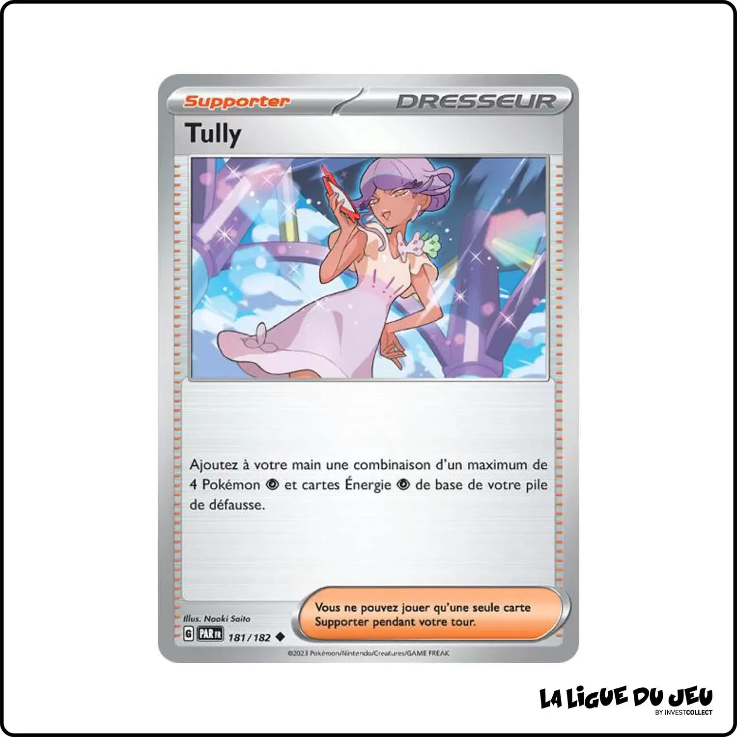 Peu commune - Pokemon - Faille Paradoxe - Tully 181/182