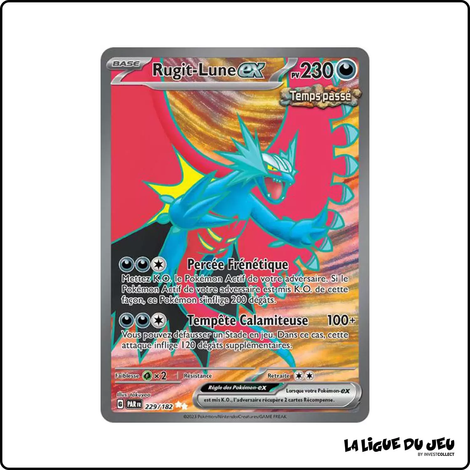 Ultra - Pokemon - Faille Paradoxe - Rugit-Lune-ex 229/182